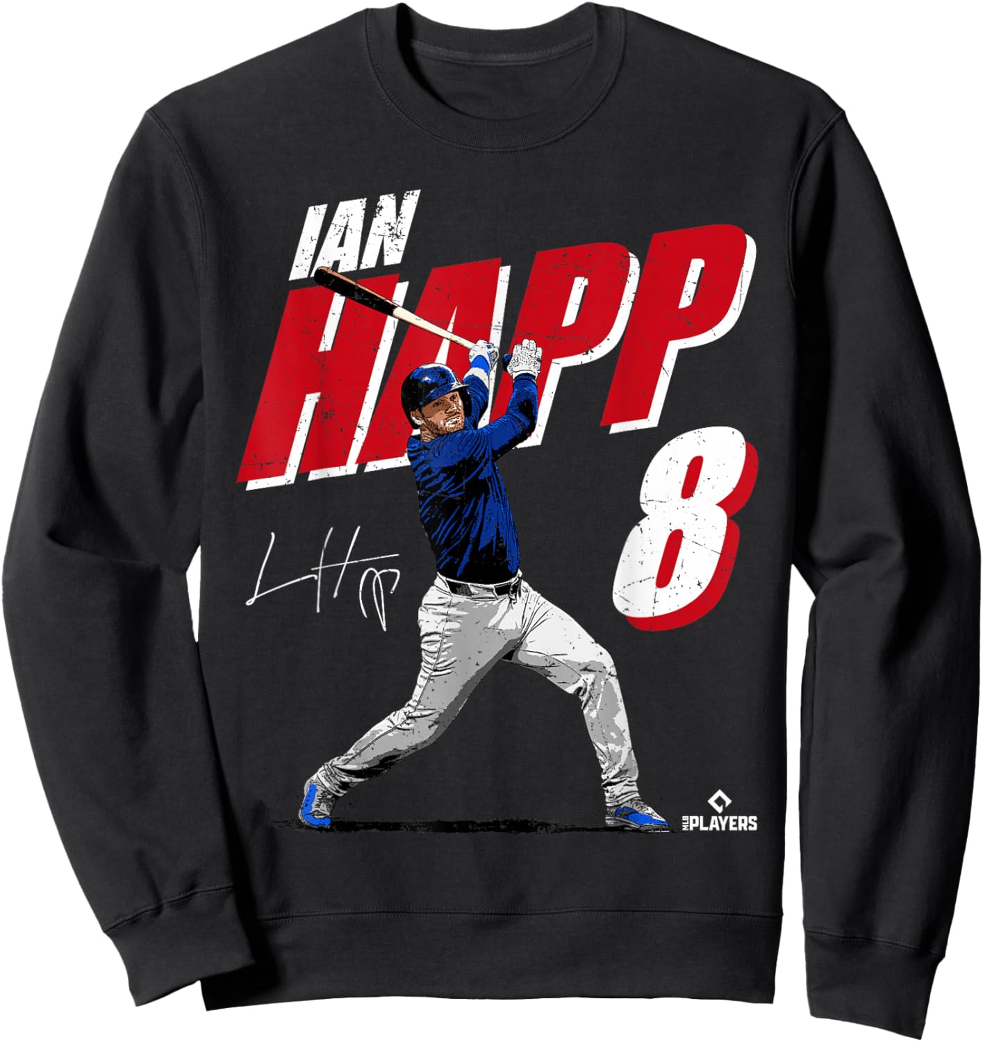 Ian Happ | Chicago Baseball Players | MLBIHP3001 Sweatshirt - Sweatshirt | Black