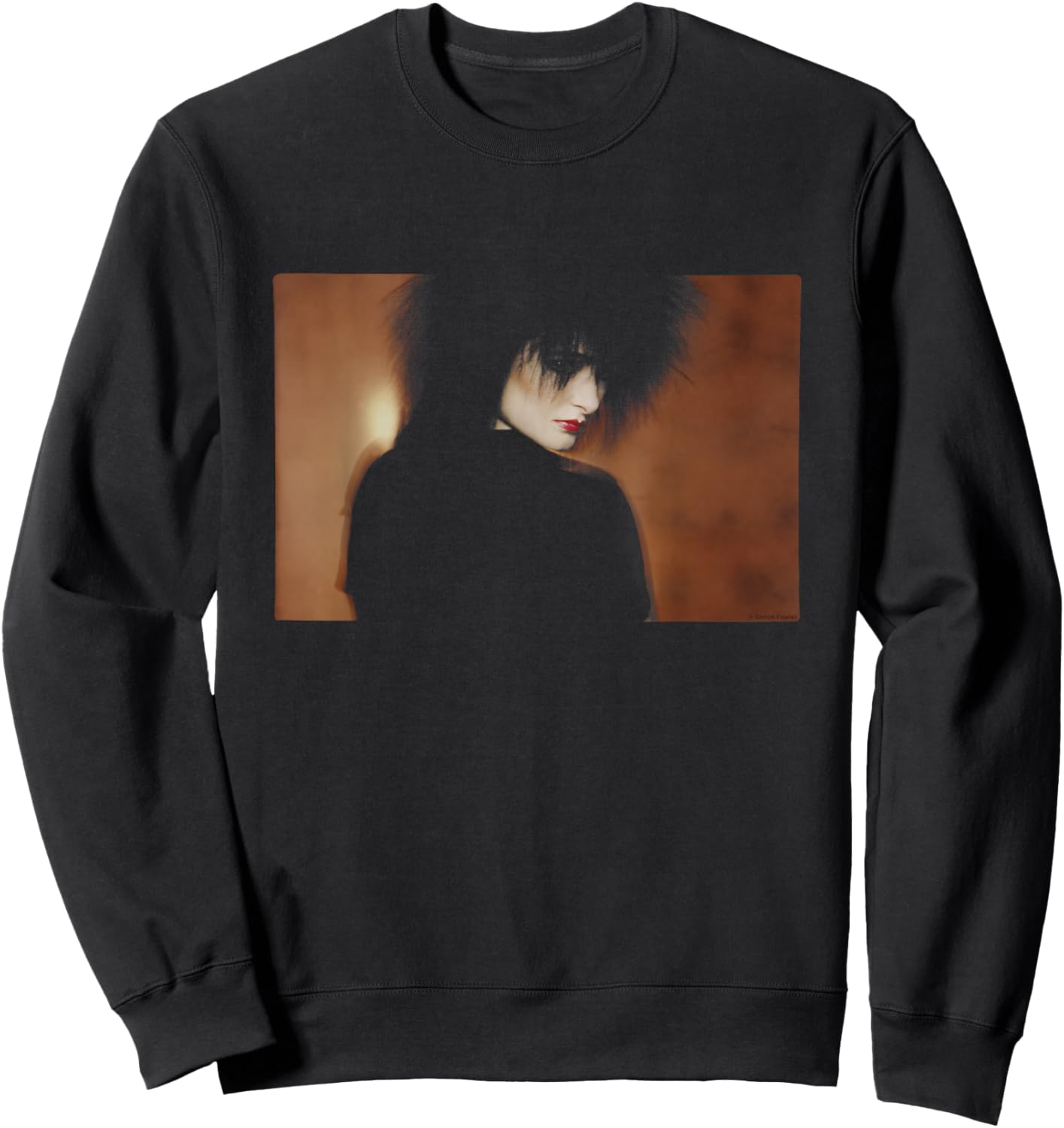 Singer Siouxsie Sioux Portrait by Simon Fowler Sweatshirt - Sweatshirt | Black
