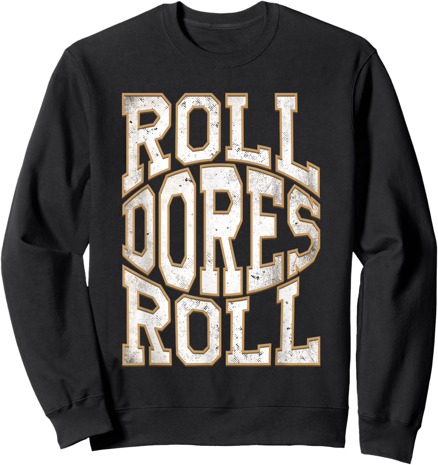 Roll Dores Roll Football Sweatshirt - Sweatshirt | Black