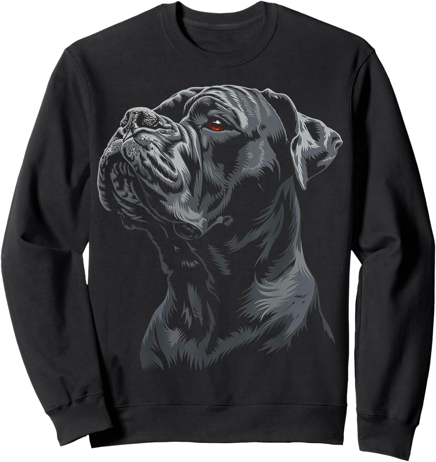 Cane Corso Dog Motif Pet Art Cane Corso Sweatshirt - Sweatshirt | Black