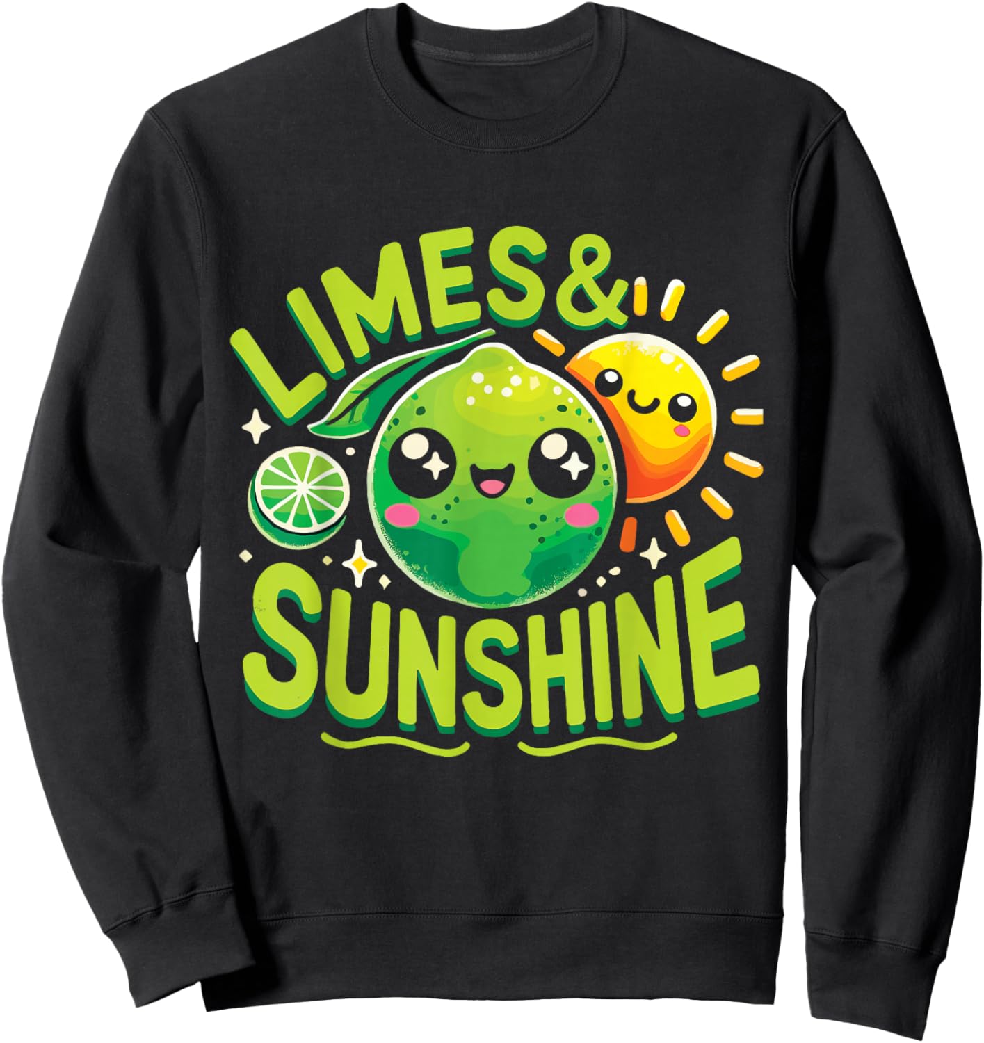 Limes & Sunshine Sweatshirt - Sweatshirt | Black