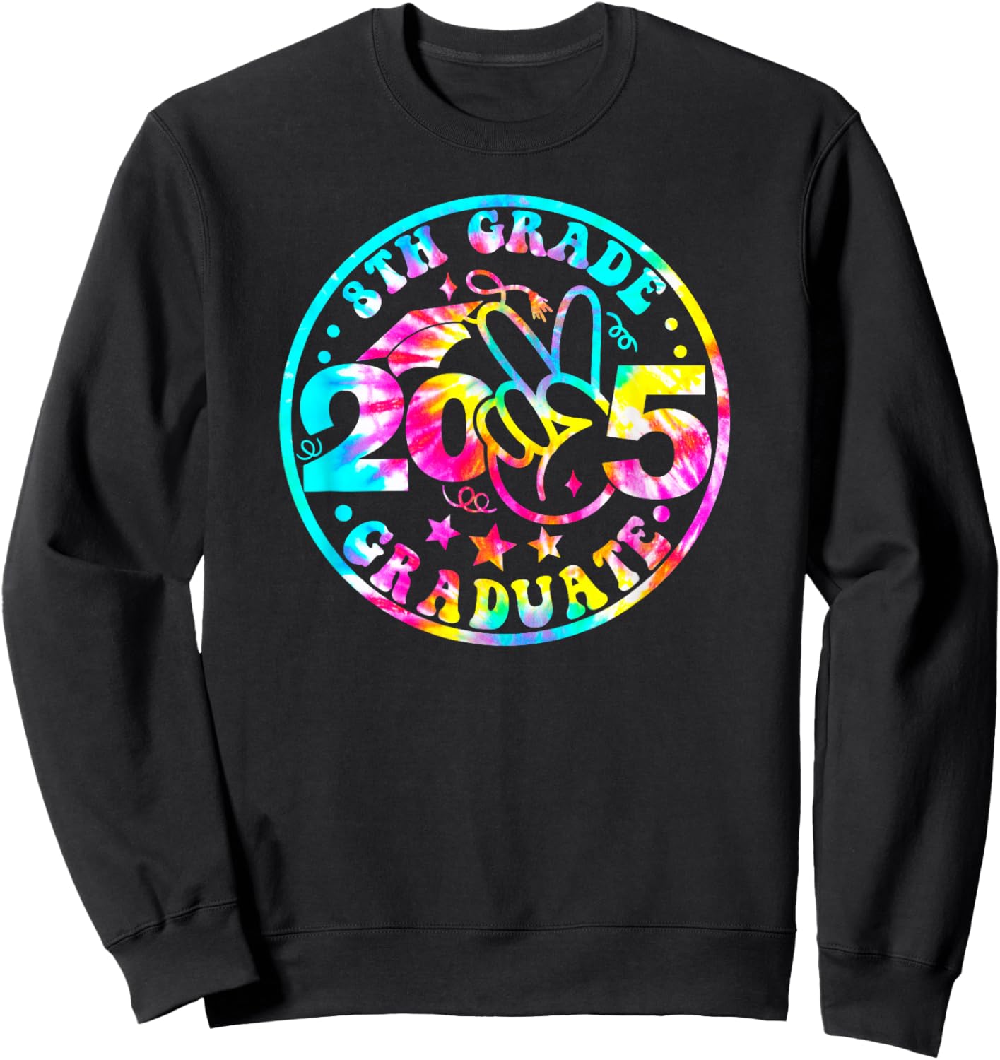 8th Eighth Grade Graduation 2025 Graduate Last Day of School Sweatshirt - Sweatshirt | Black