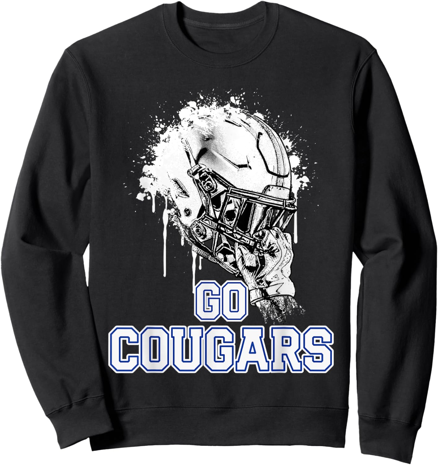 Beaumont Cougars Rising Helmet GO! Sweatshirt - Sweatshirt | Black