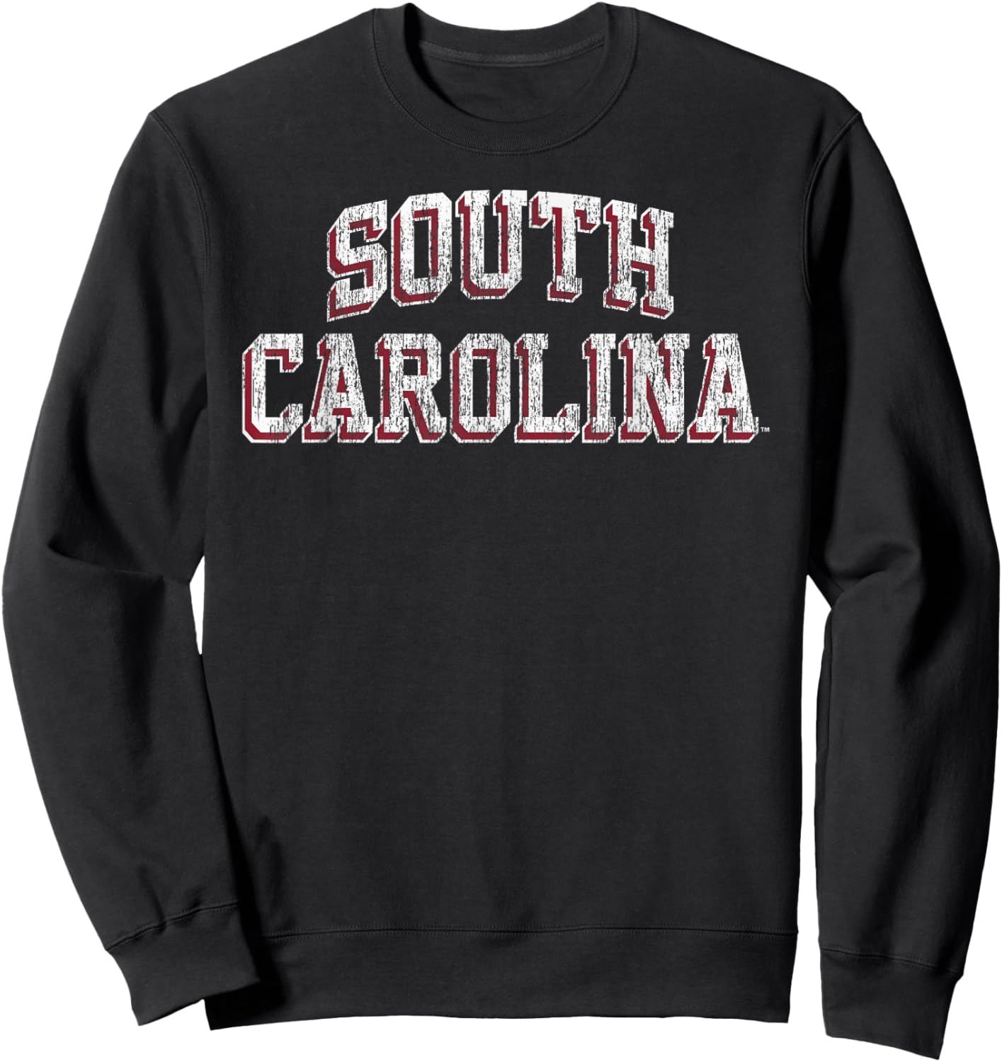 South Carolina Gamecocks Retro Arch Officially Licensed Sweatshirt - Sweatshirt | Black