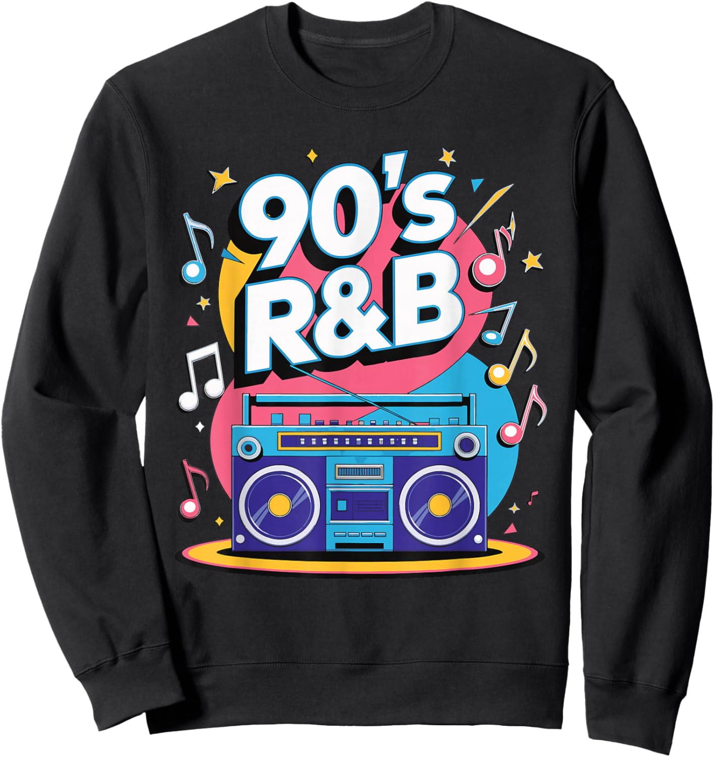 90's R&B Sweatshirt - Sweatshirt | Black