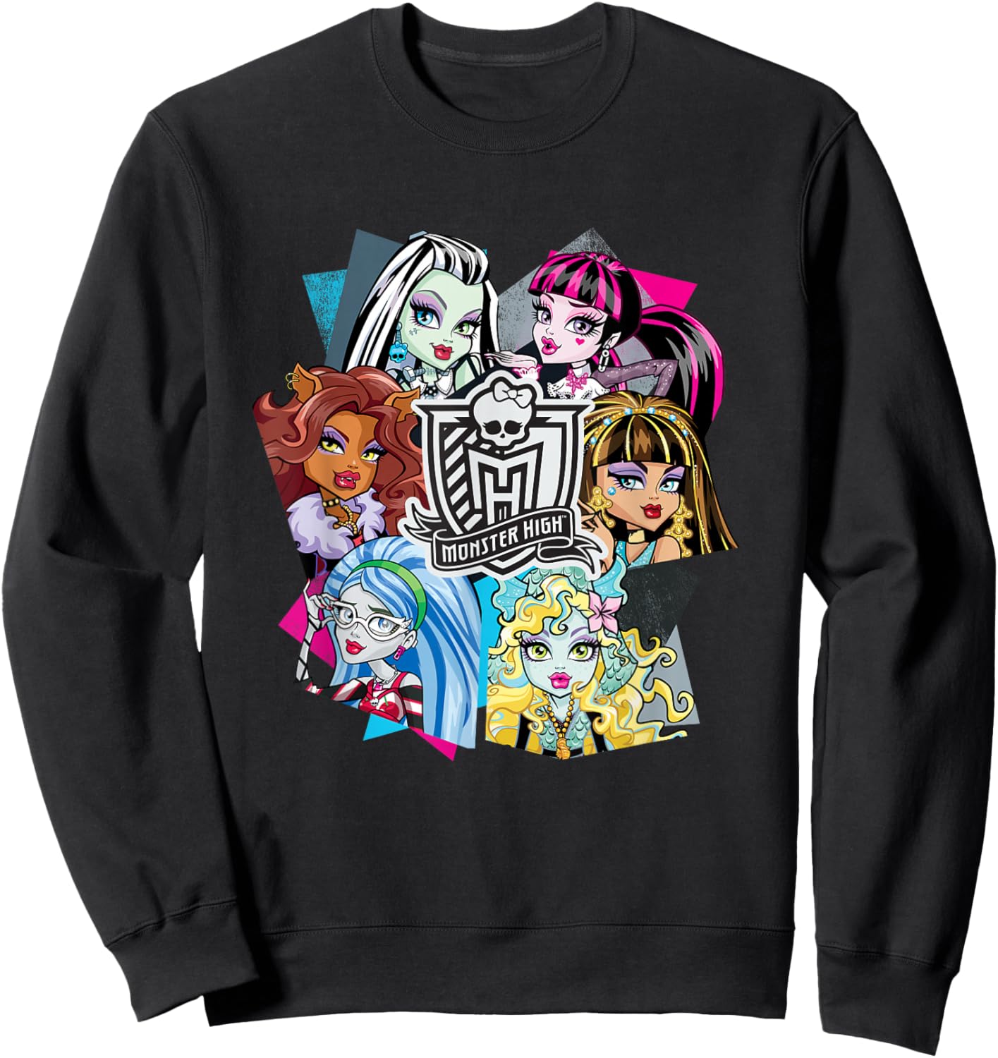 Monster High Alumni - Let the Ghoul Times Roll Sweatshirt - Sweatshirt | Black