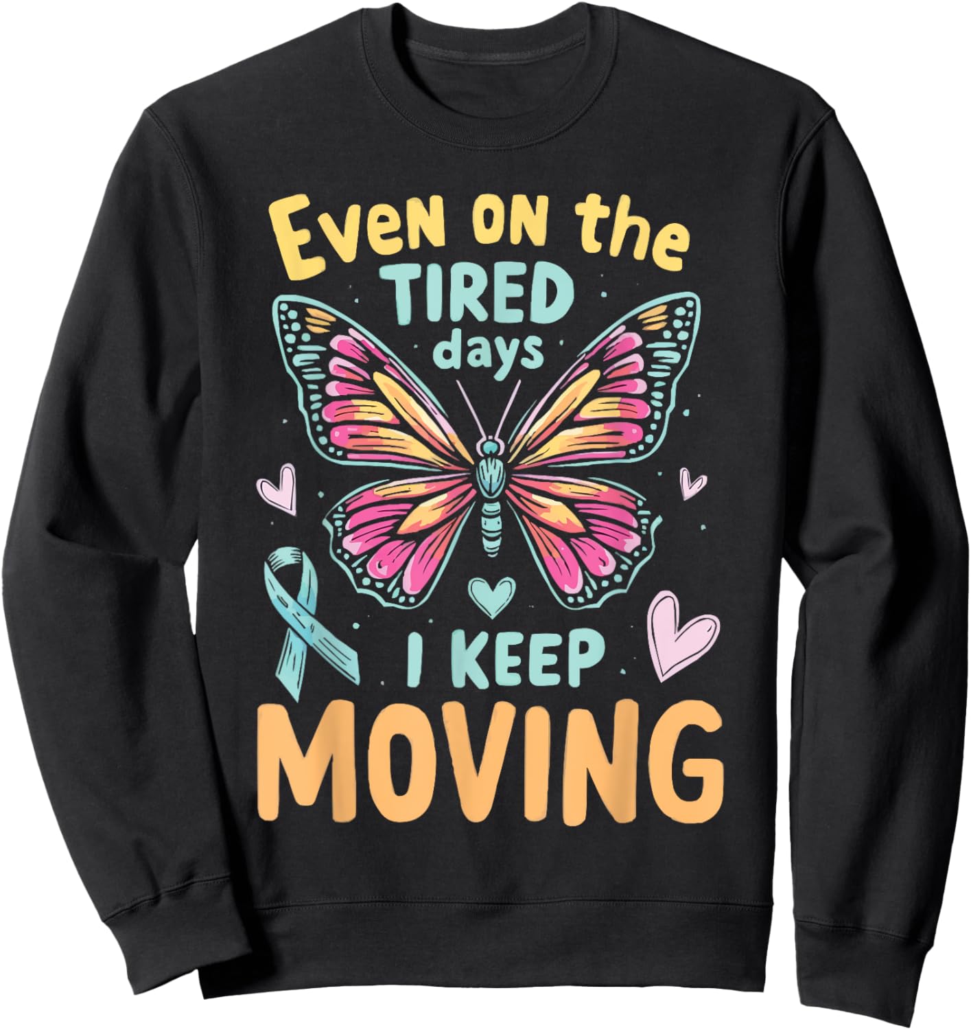Hypothyroidism Underactive Thyroid Disease Chronic Illness Sweatshirt - Sweatshirt | Black