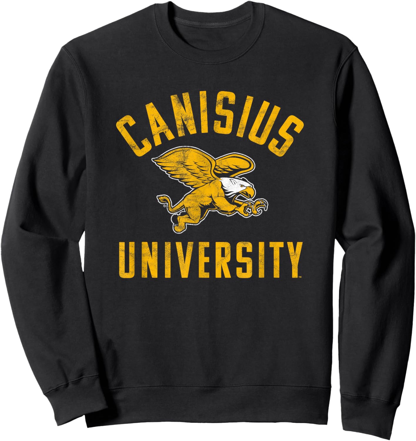 Canisius University Golden Griffins Large Sweatshirt - Sweatshirt | Black