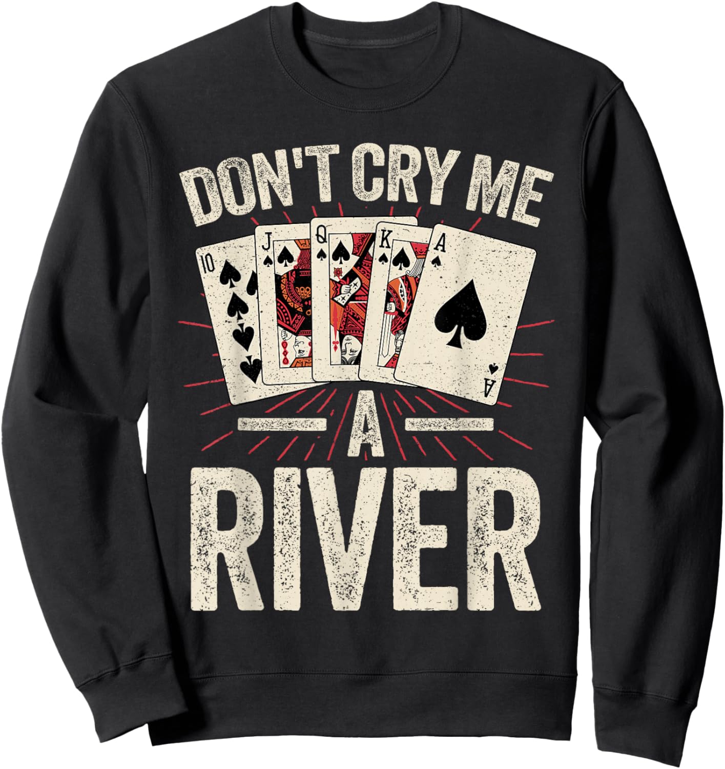 Poker Player Sweatshirt - Sweatshirt | Black
