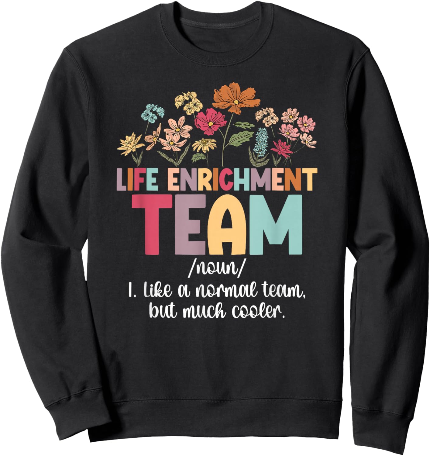 Activity Team Activity Director Crew Activity Assistant Team Sweatshirt - Sweatshirt | Black