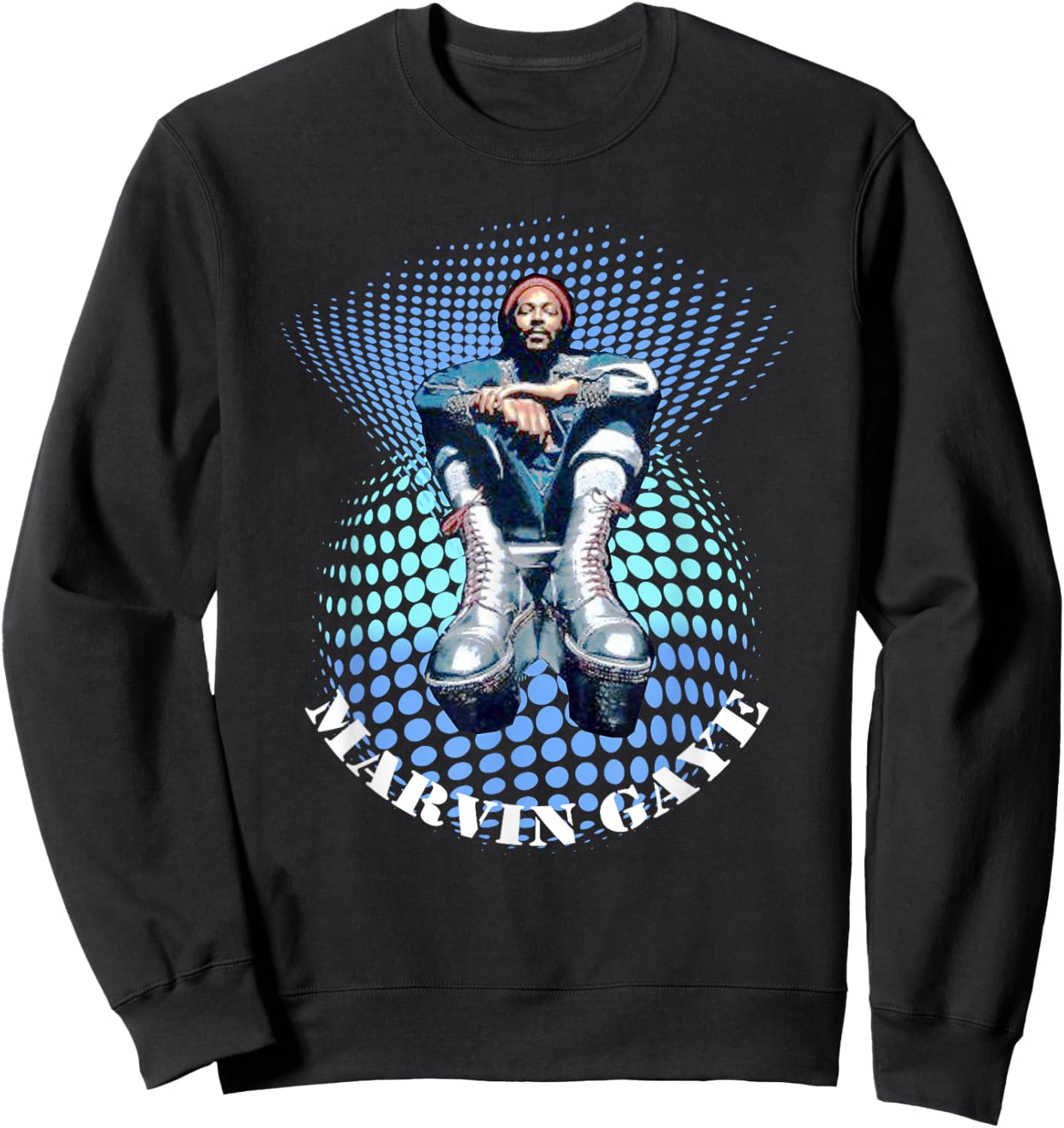 Marvin Gaye_002 Sweatshirt - Sweatshirt | Black