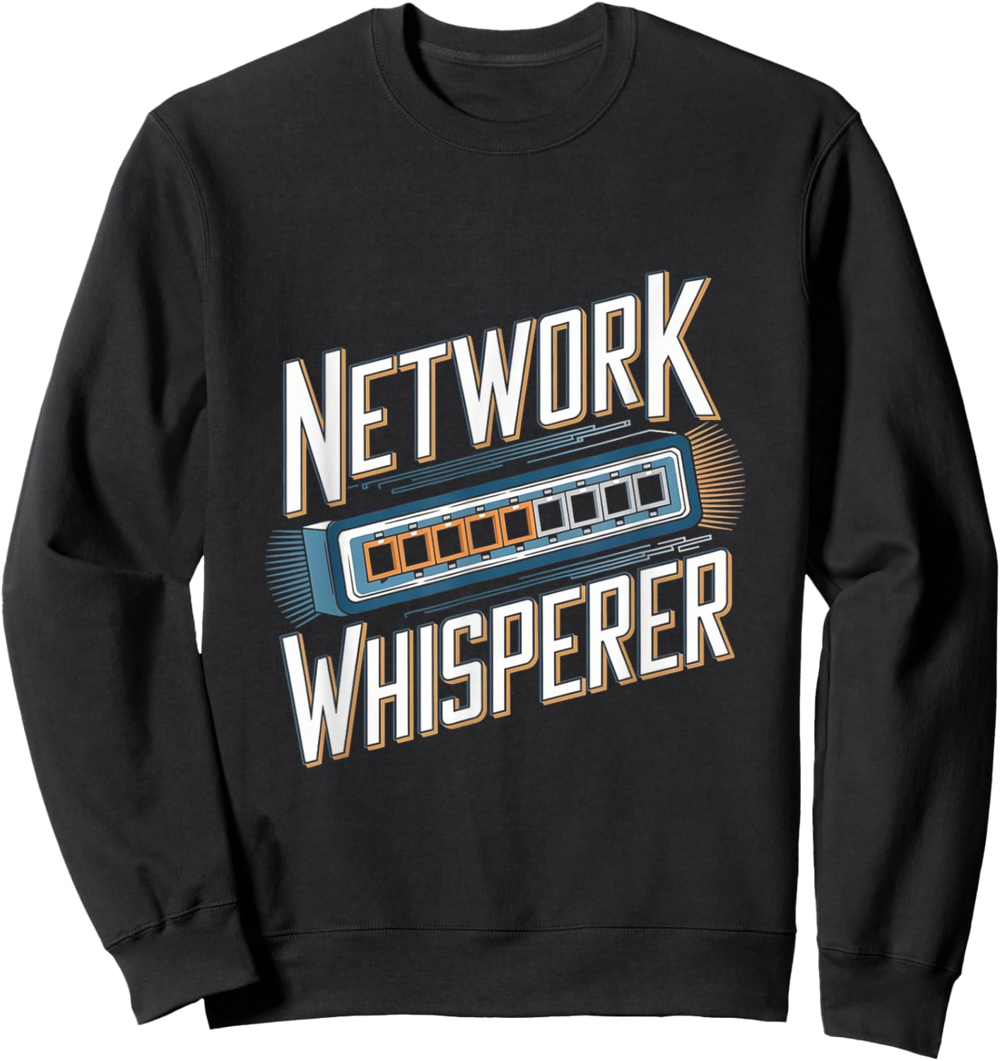 Network Engineer Network Whisperer IT Engineering Sweatshirt - Sweatshirt | Black