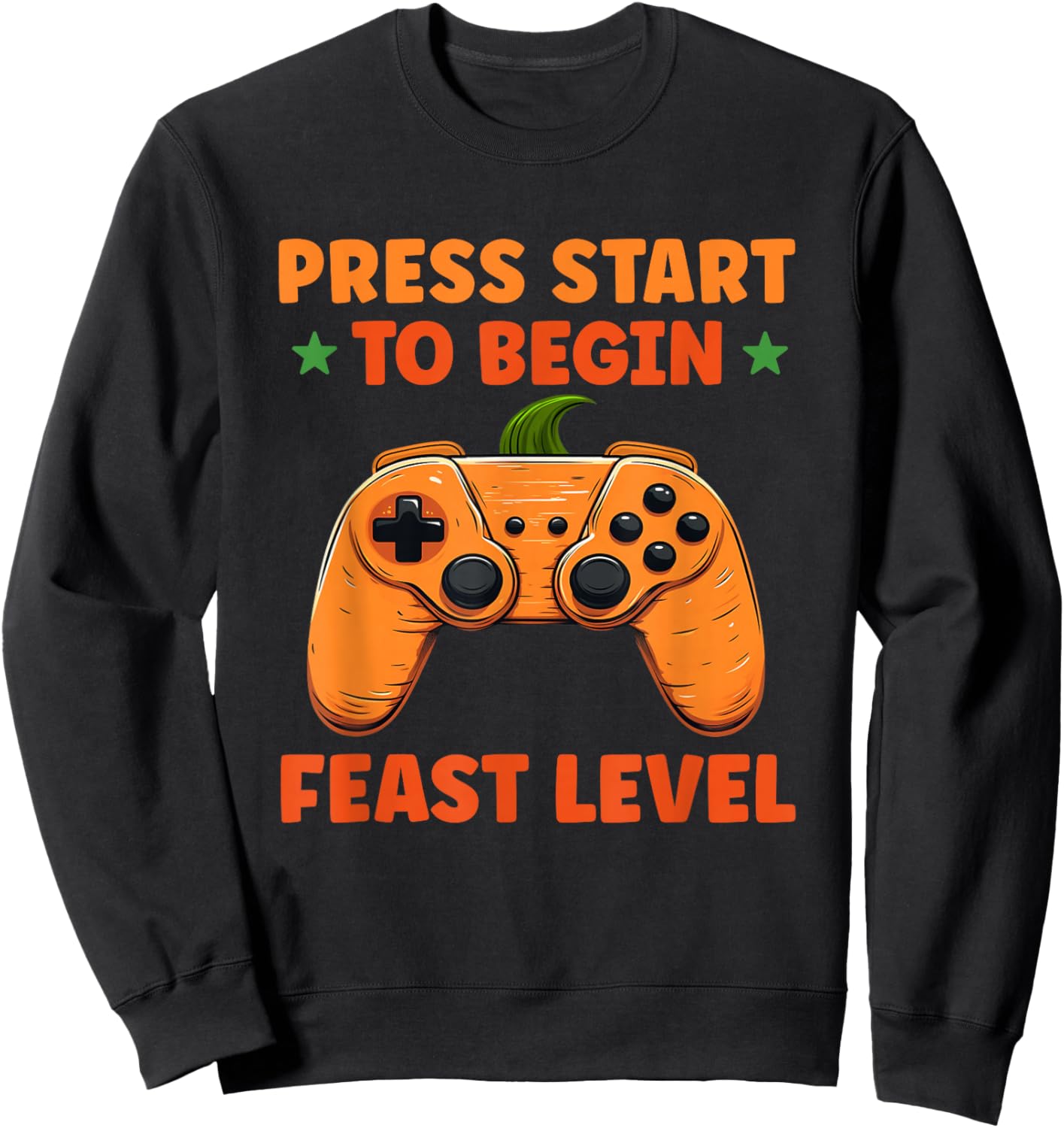 Thanksgiving Video Games Funny Gamer Boys Men Teens Sweatshirt - Sweatshirt | Black