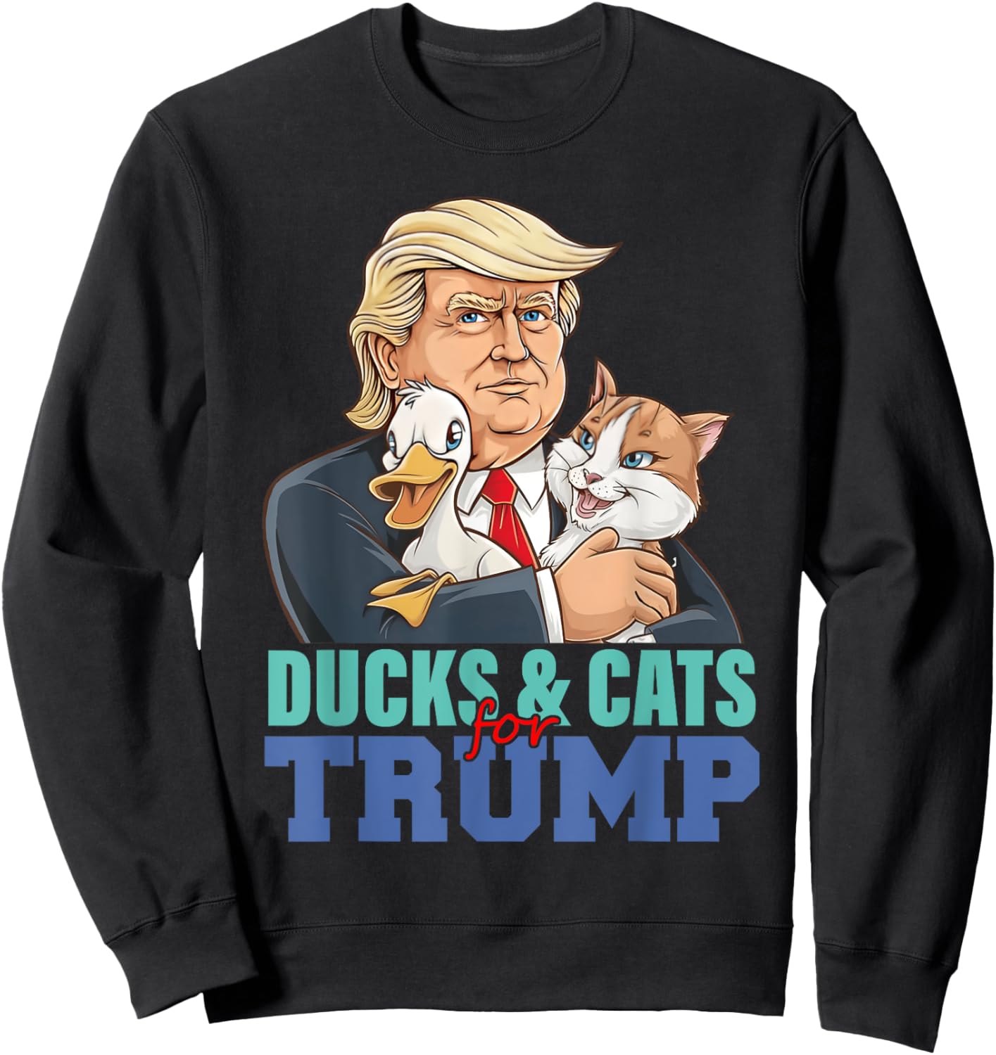 Prevent Animal Cruelty And Tortured Vote Trump Save Pets Sweatshirt - Sweatshirt | Black