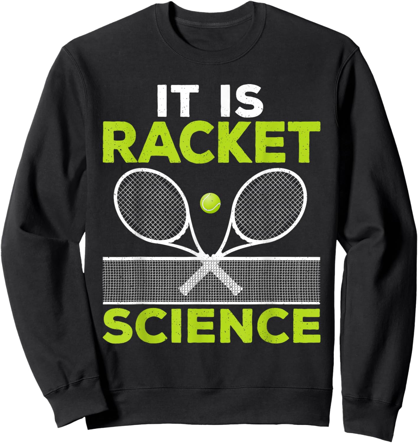 Cool Tennis Design Women Tennis Lover Tennis Player Sweatshirt - Sweatshirt | Black