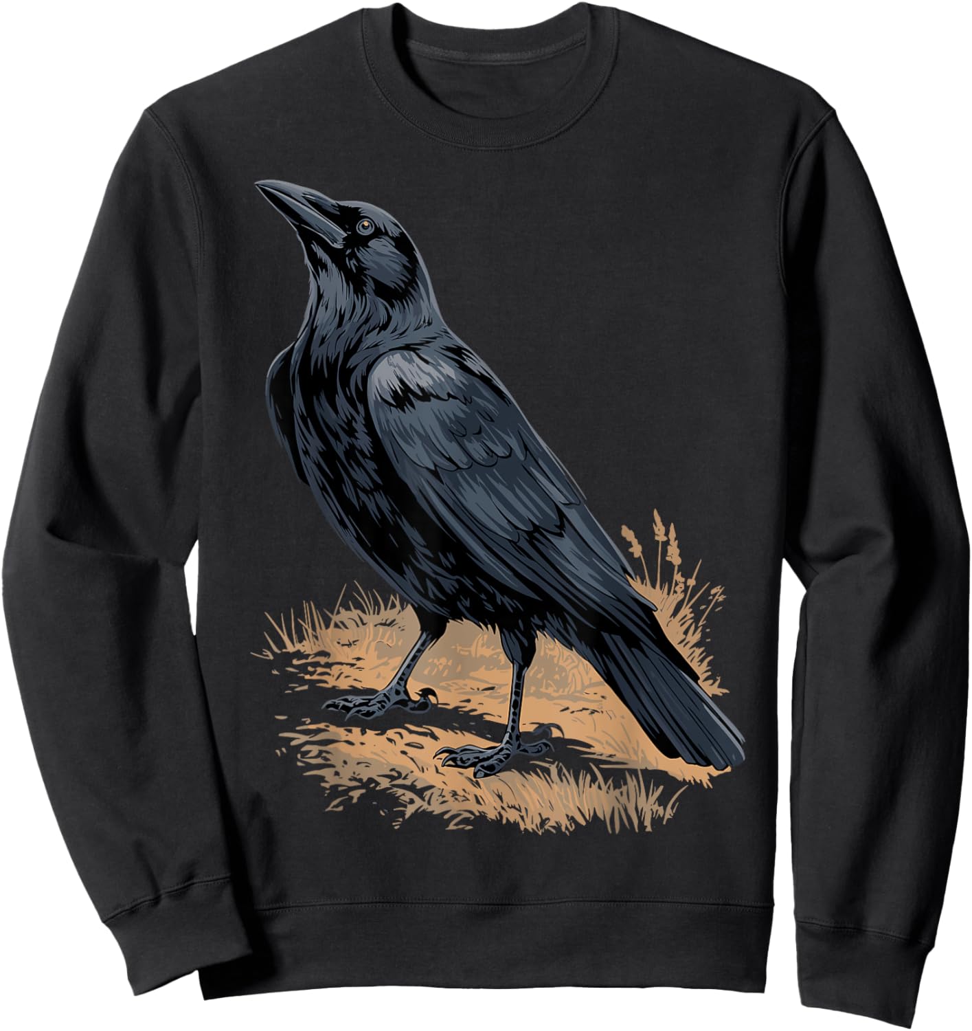 Raven Vintage Crow Sweatshirt - Sweatshirt | Black
