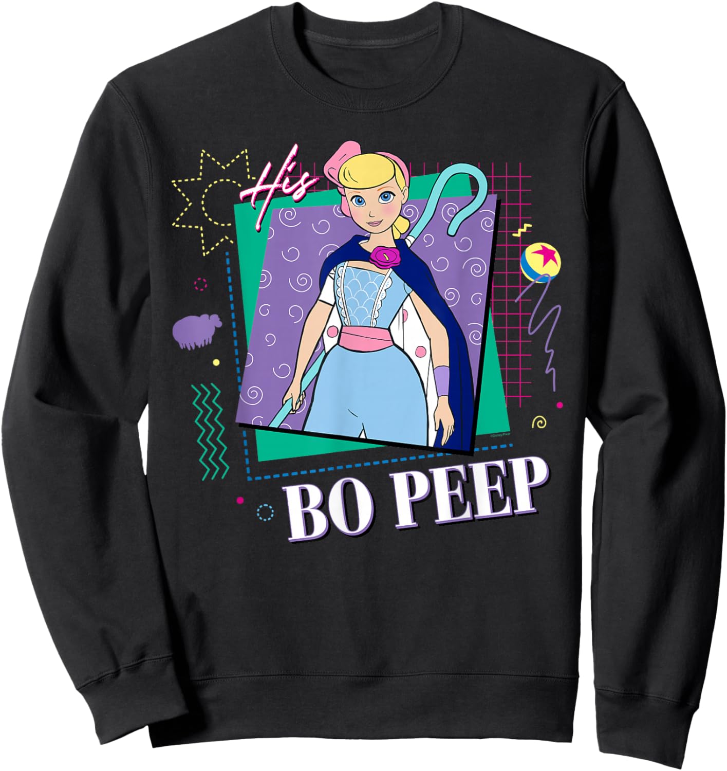 Disney and Pixar’s Toy Story Couples Matching His Bo Peep Sweatshirt - Sweatshirt | Black