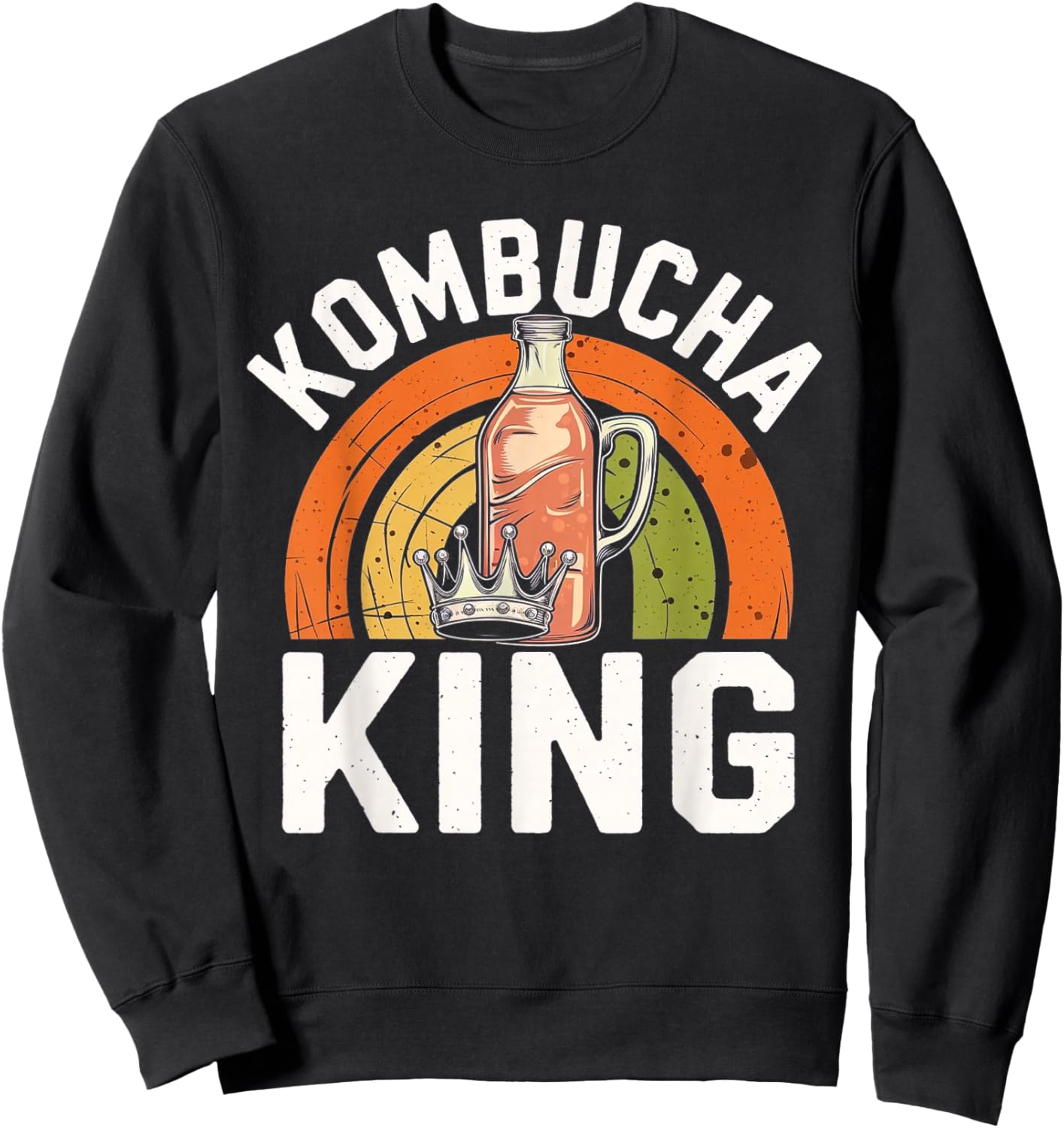 Kombucha King Sweatshirt - Sweatshirt | Black