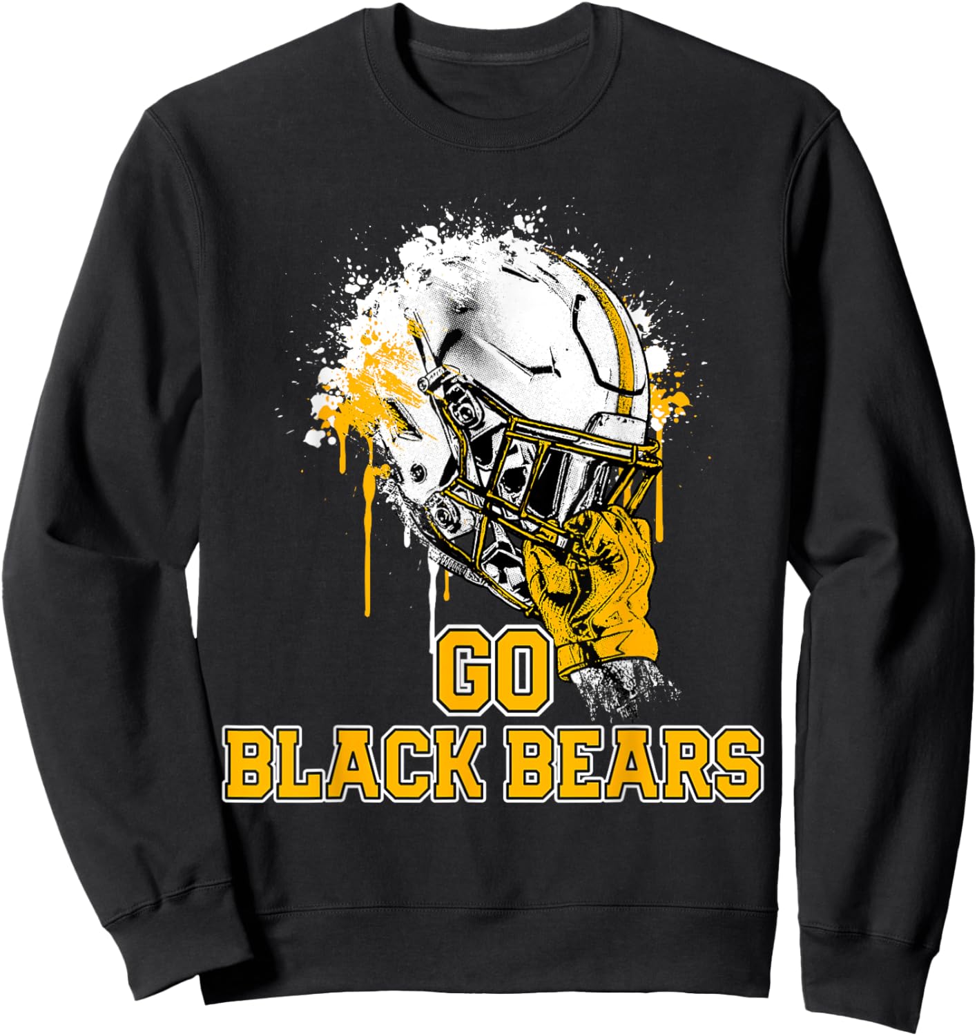 River View Black Bears Rising Helmet GO! Sweatshirt - Sweatshirt | Black