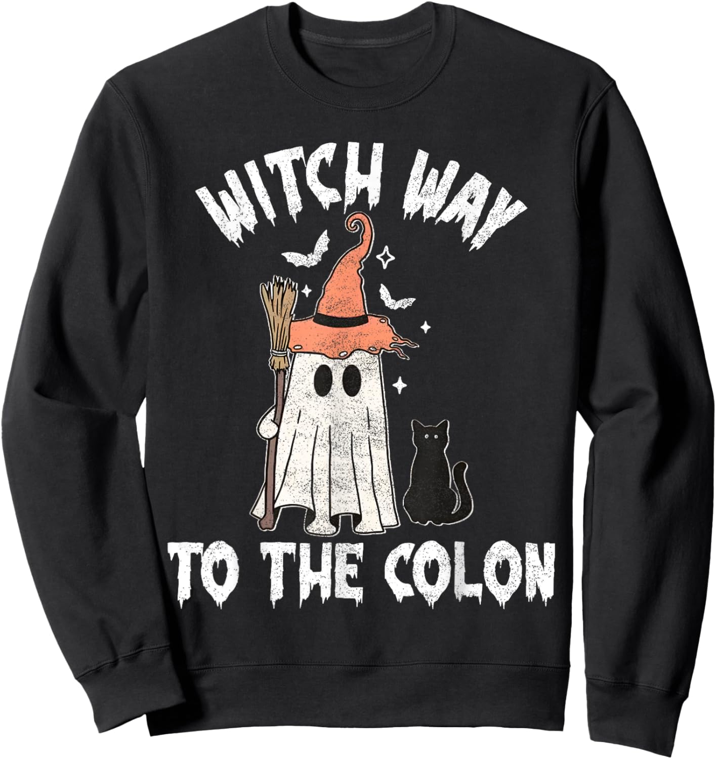 Endo Nurse Halloween Gastrointestinal Nurse Spooky GI T Cute Sweatshirt - Sweatshirt | Black
