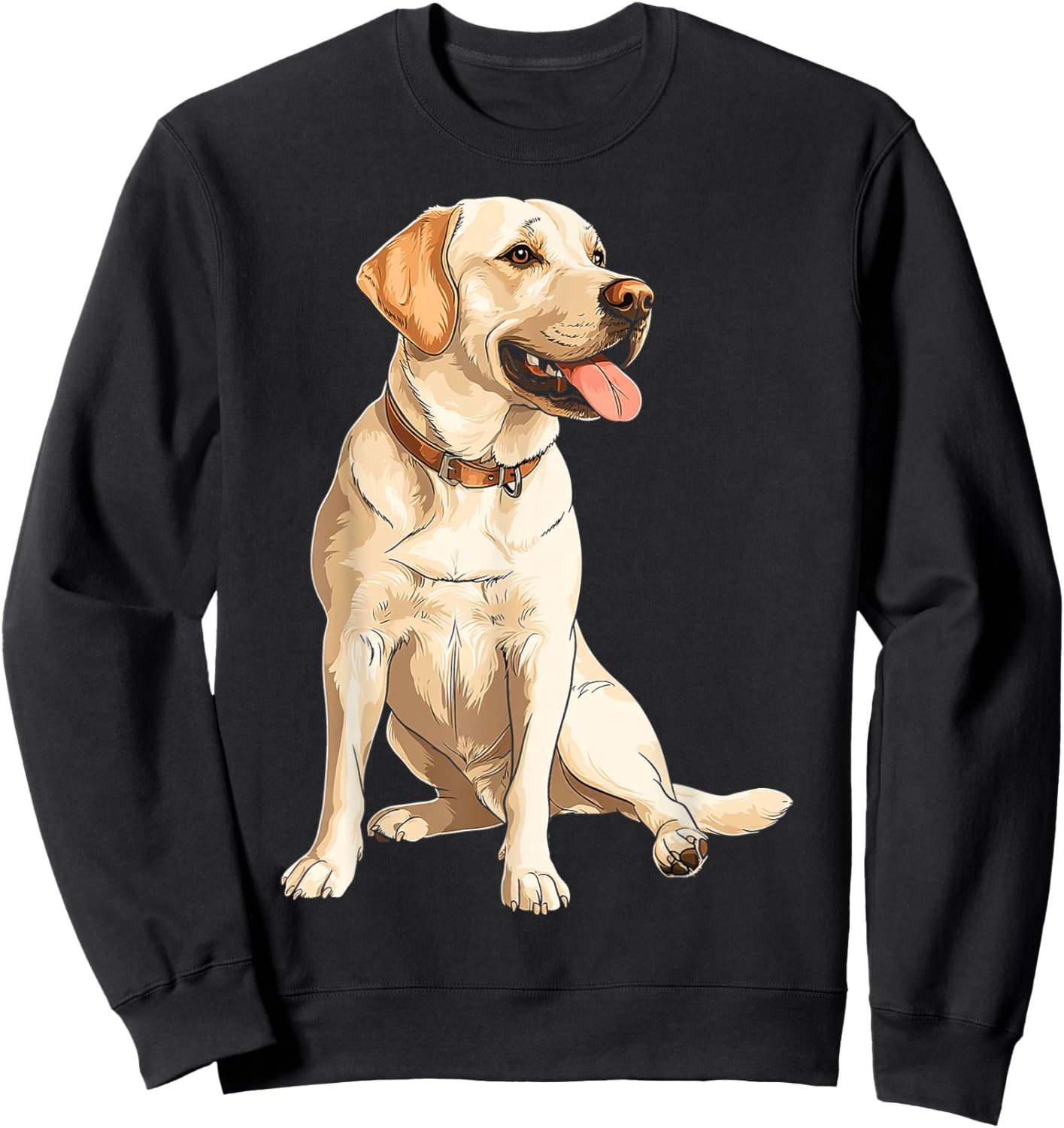 Labrador Retriever Dog Motif Pet Labrador Retriever Men Women Kids Sweatshirt - Sweatshirt | Black