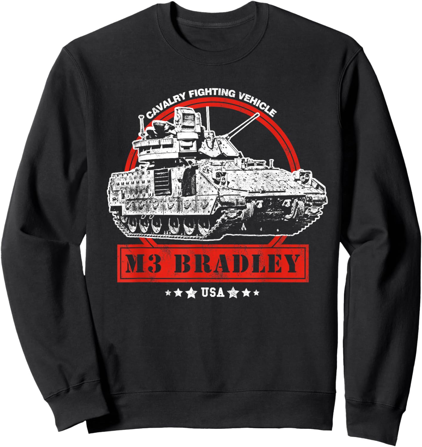 M3 Bradley Cavalry Fighting Vehicle Sweatshirt - Sweatshirt | Black