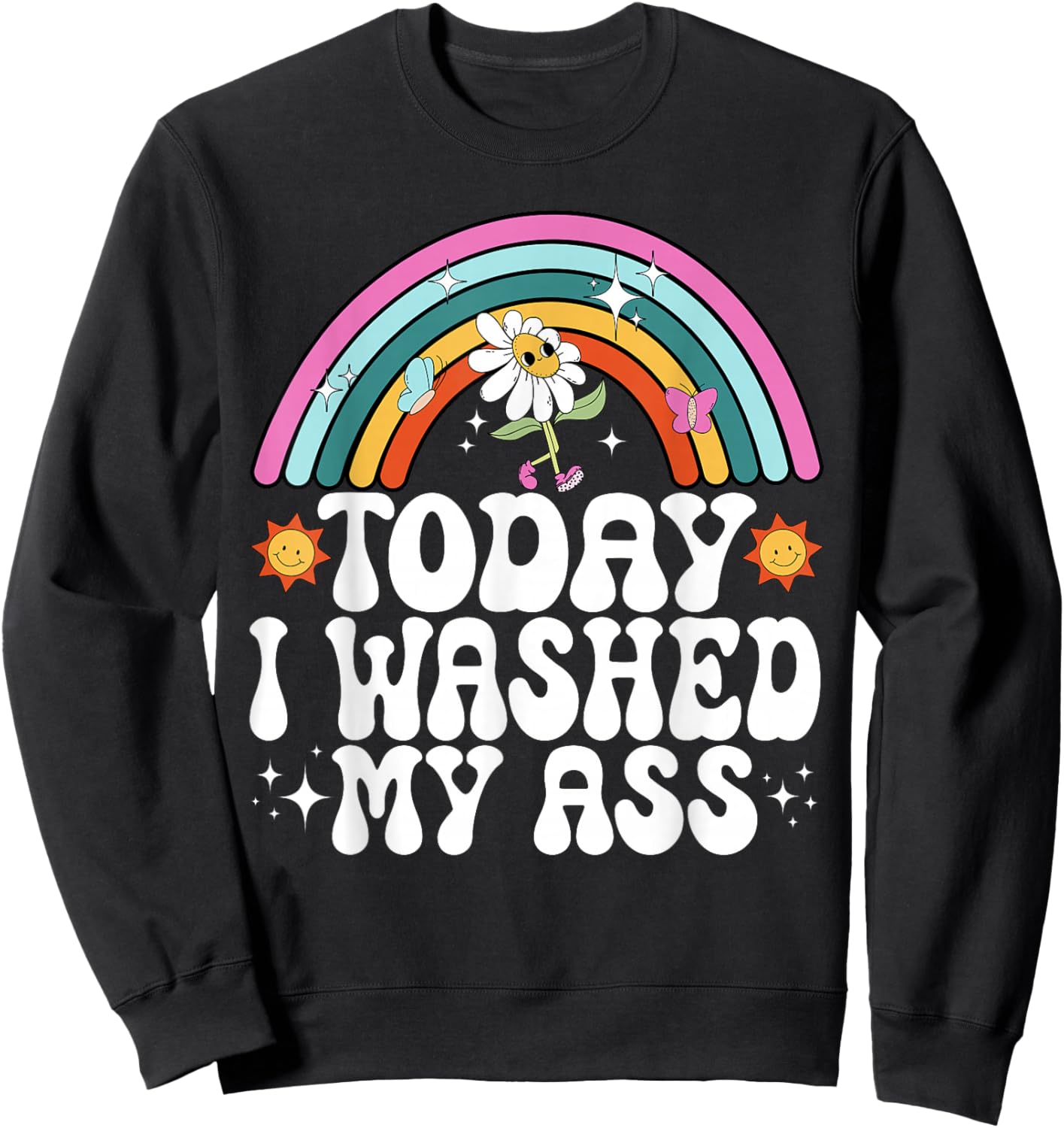 Funny Embarrassing Adult Humor Sweatshirt - Sweatshirt | Black