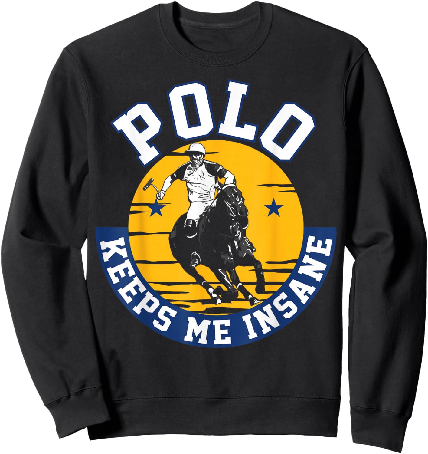 Sports Polo Sweatshirt - Sweatshirt | Black