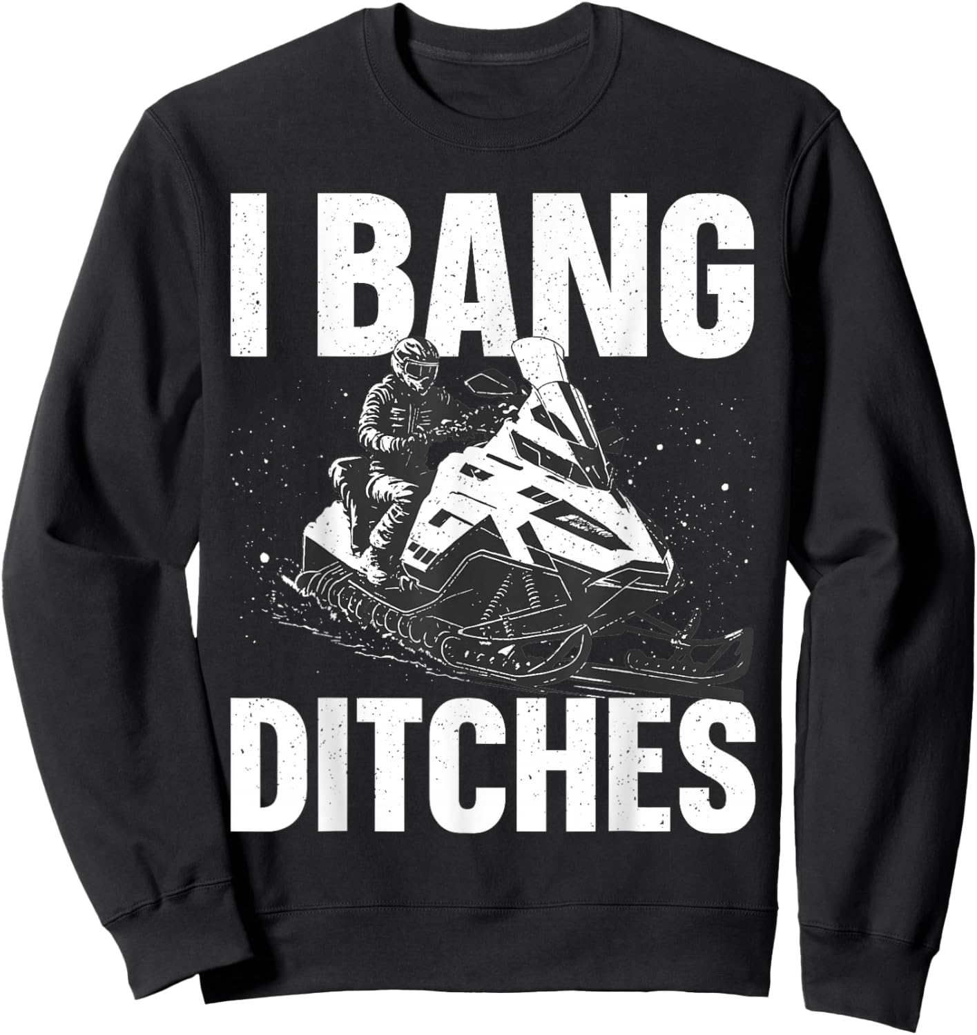 Snowmobile Design Women Snow Mobile Snowmobile Lover Sweatshirt - Sweatshirt | Black
