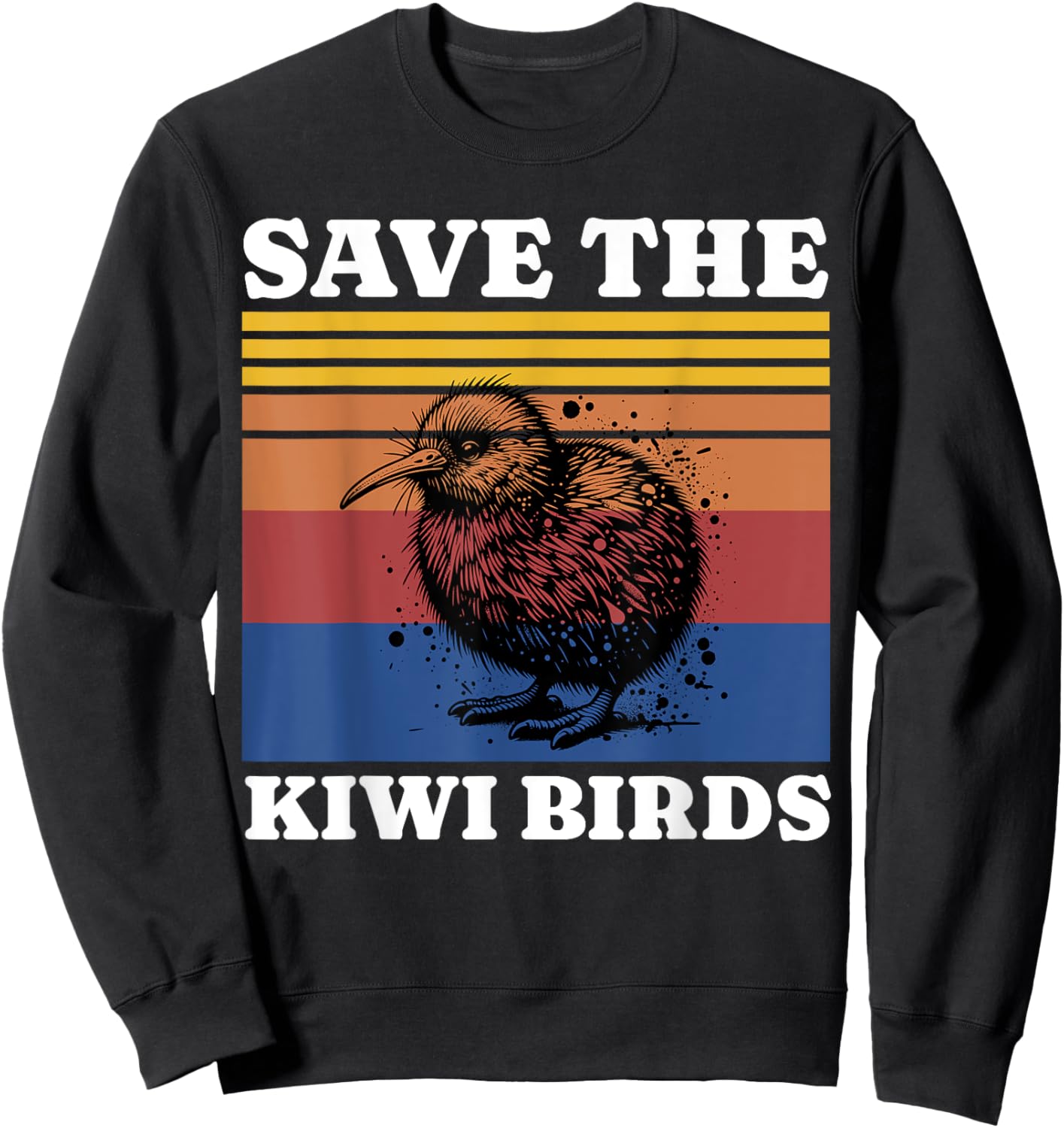 Save The Kiwi Sweatshirt - Sweatshirt | Black