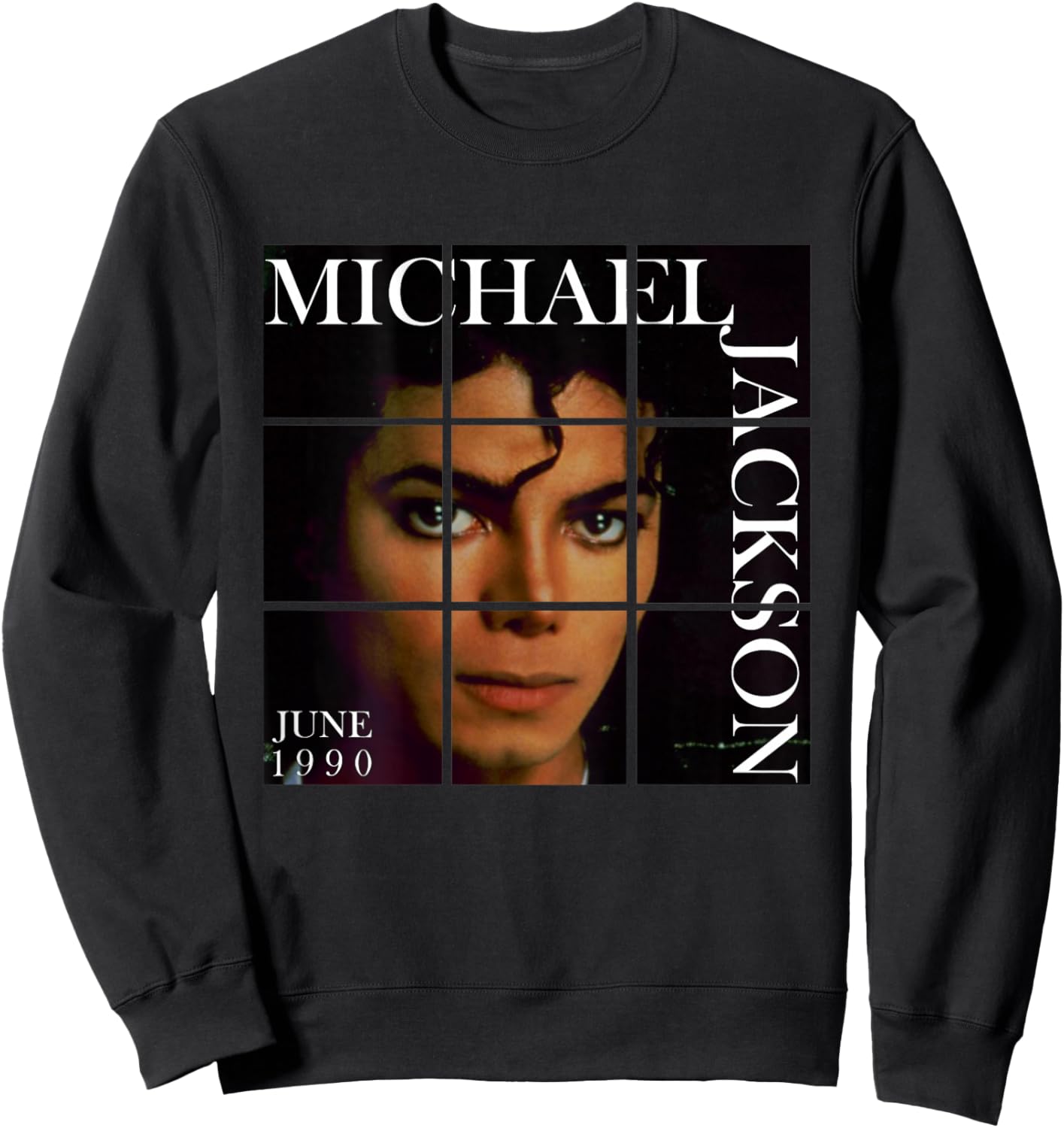 The King of POP MJ-016 Back Printed Sweatshirt - Sweatshirt | Black