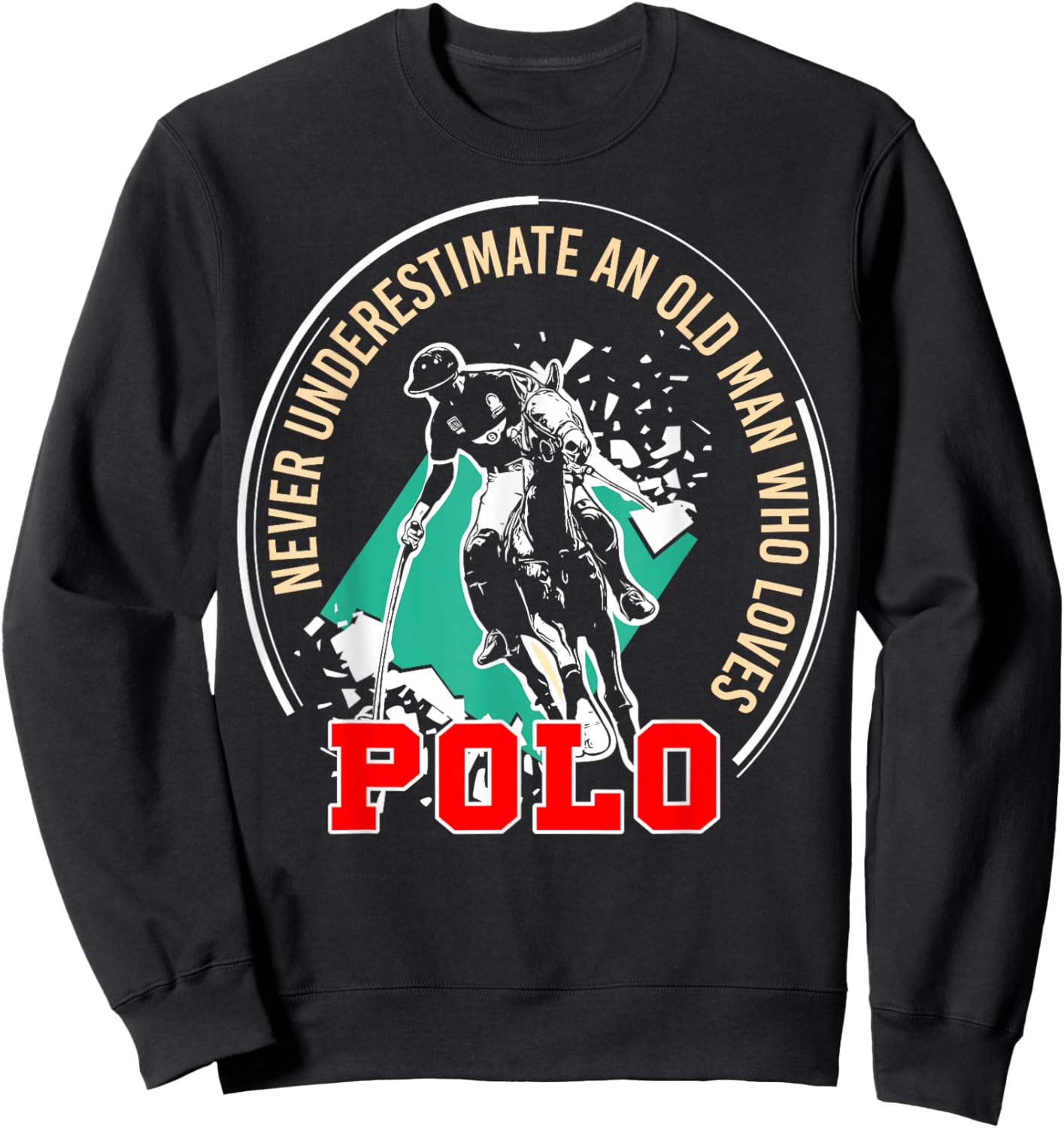 Sports Polo Sweatshirt - Sweatshirt | Black