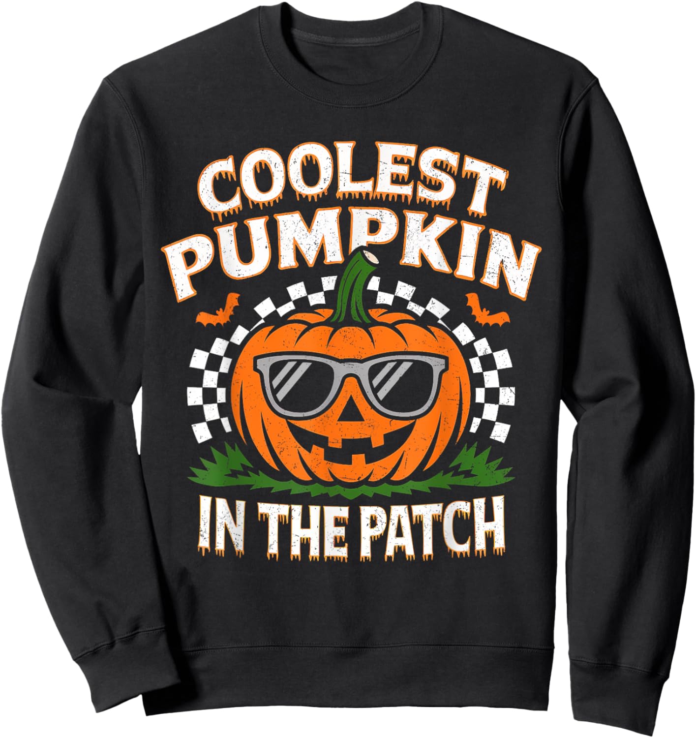 Funny Halloween Shirt For Kids Boys Toddler Pumpkin Patch Sweatshirt - Sweatshirt | Black