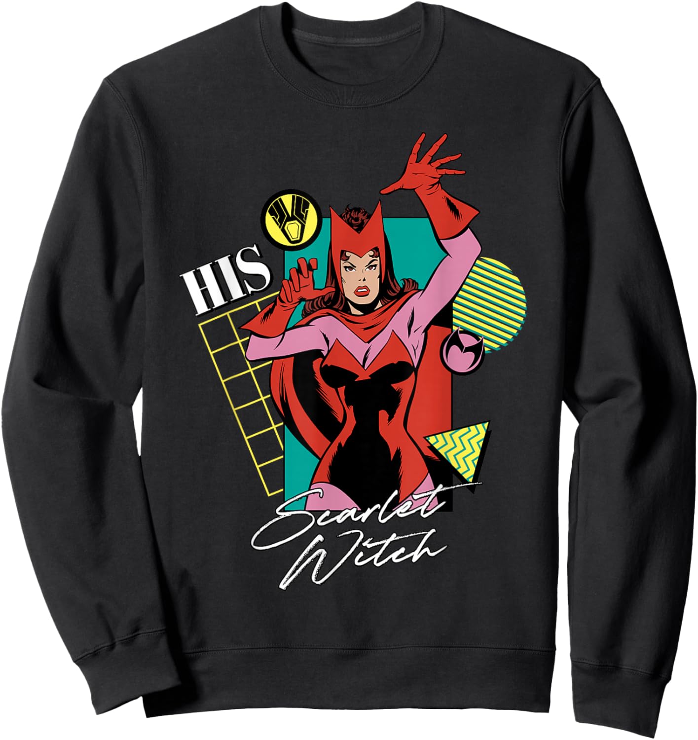 Marvel Valentine’s Day Couples Matching His Scarlet Witch Sweatshirt - Sweatshirt | Black