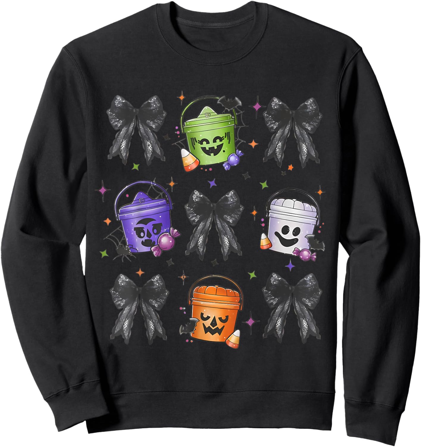 Spooky Nuggets Meal Bucket Trendy Halloween, Spooky Season Sweatshirt - Sweatshirt | Black