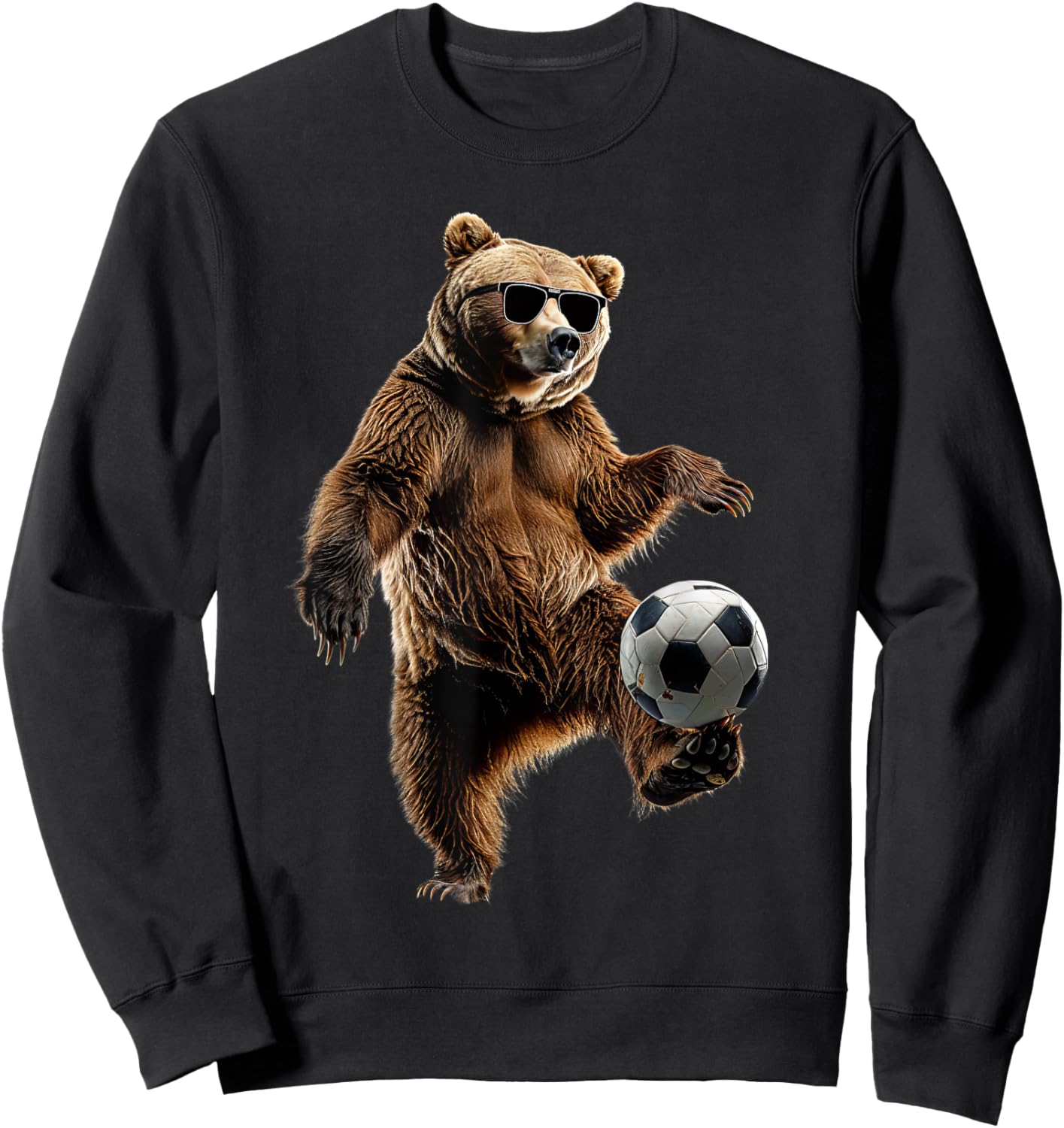 Bear Soccer Sweatshirt - Sweatshirt | Black