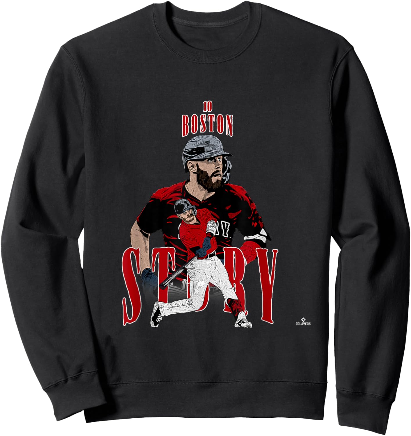 Trevor Story | Boston Baseball Players | MLBTSY3002 Sweatshirt - Sweatshirt | Black