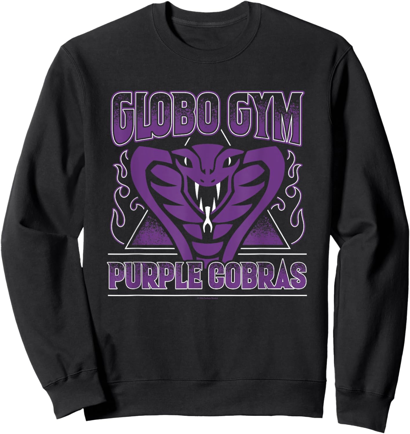 Dodgeball: A True Underdog Story Globo Gym Purple Cobras Sweatshirt - Sweatshirt | Black