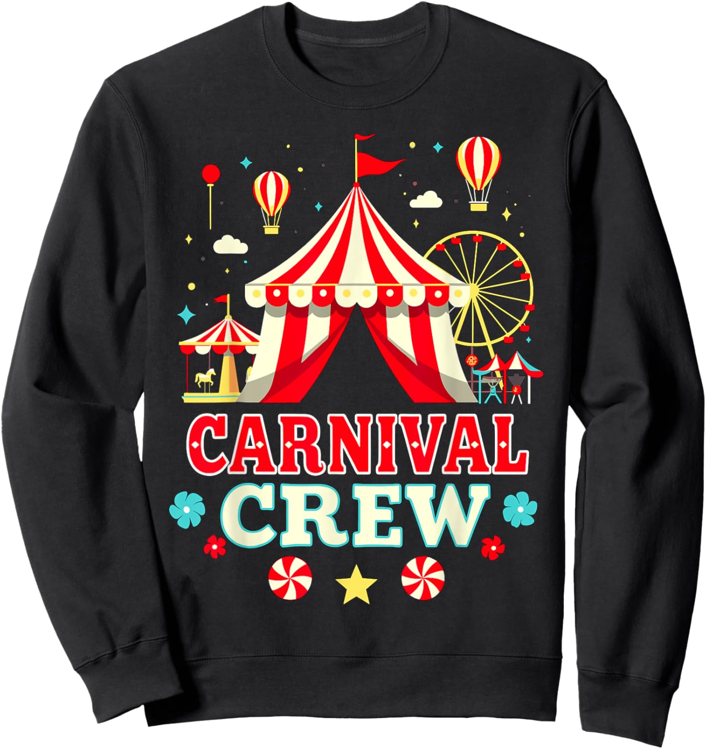 Carnival Crew Party Costume Sweatshirt - Sweatshirt | Black