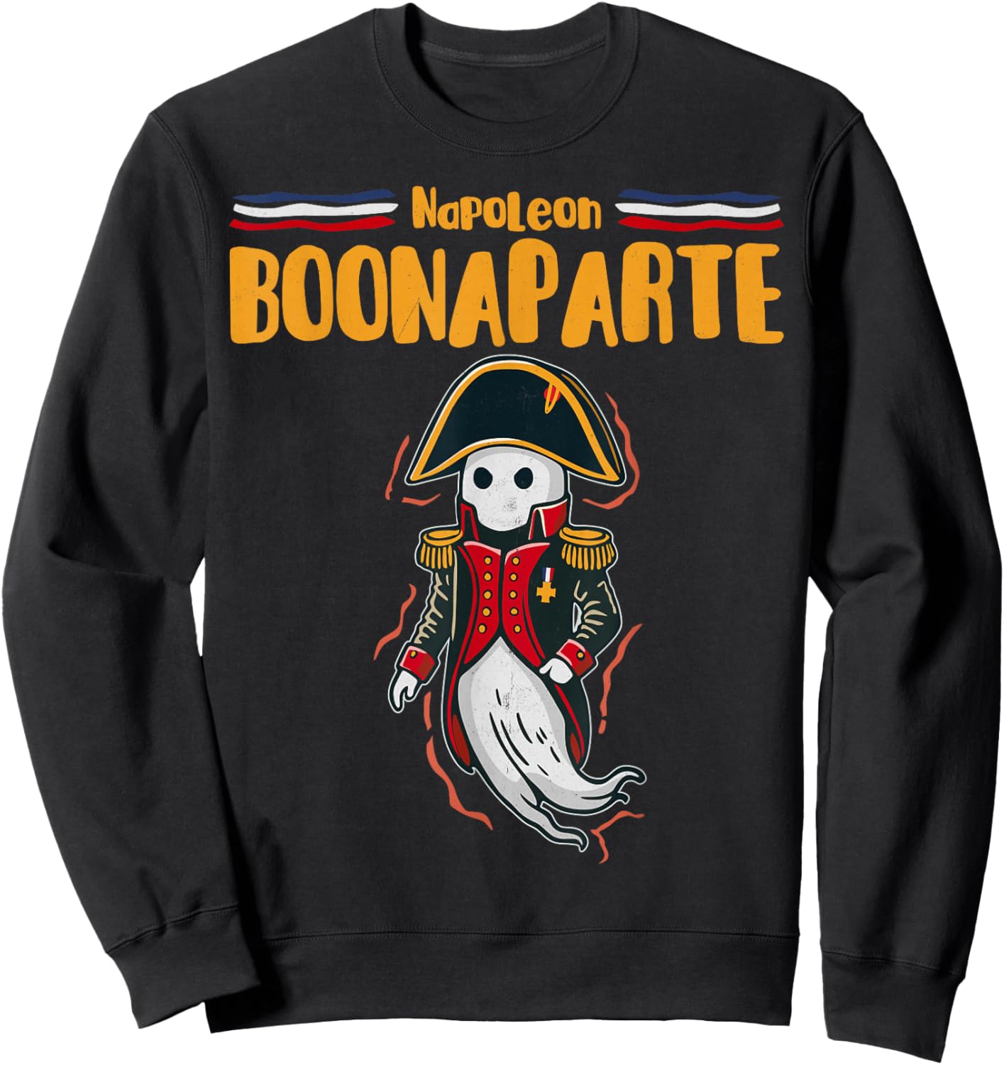 Napoleon Bonaparte Halloween Costume Historical Reenactment Sweatshirt - Sweatshirt | Black