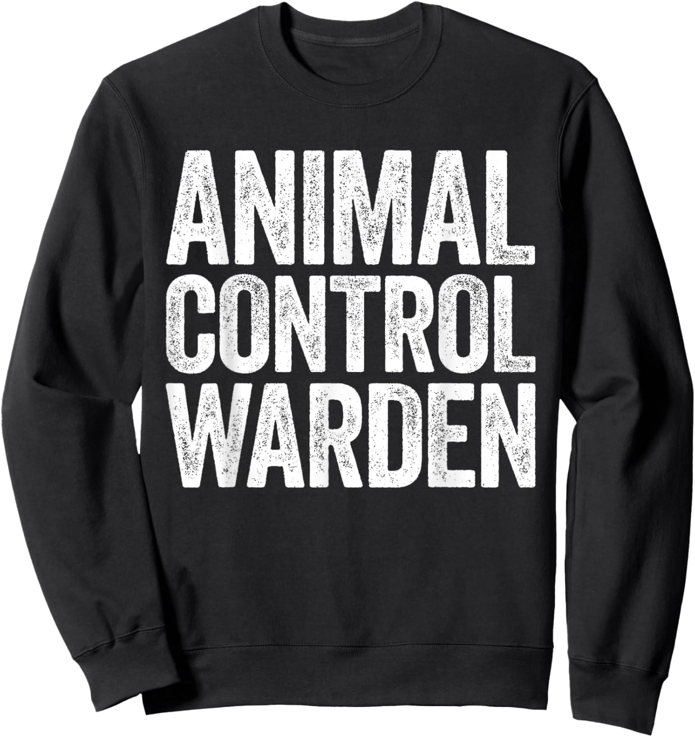 Animal Control Warden Shirt Adult Kids Game Matching Costume Sweatshirt - Sweatshirt | Black