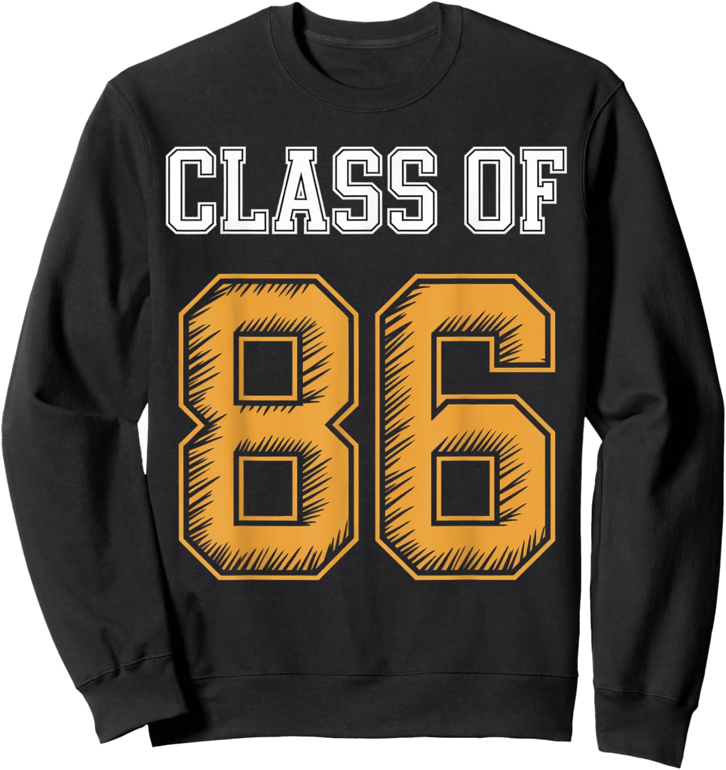 Class Of 1986 Reunion Vintage Class Of 86 Reunion Sweatshirt - Sweatshirt | Black
