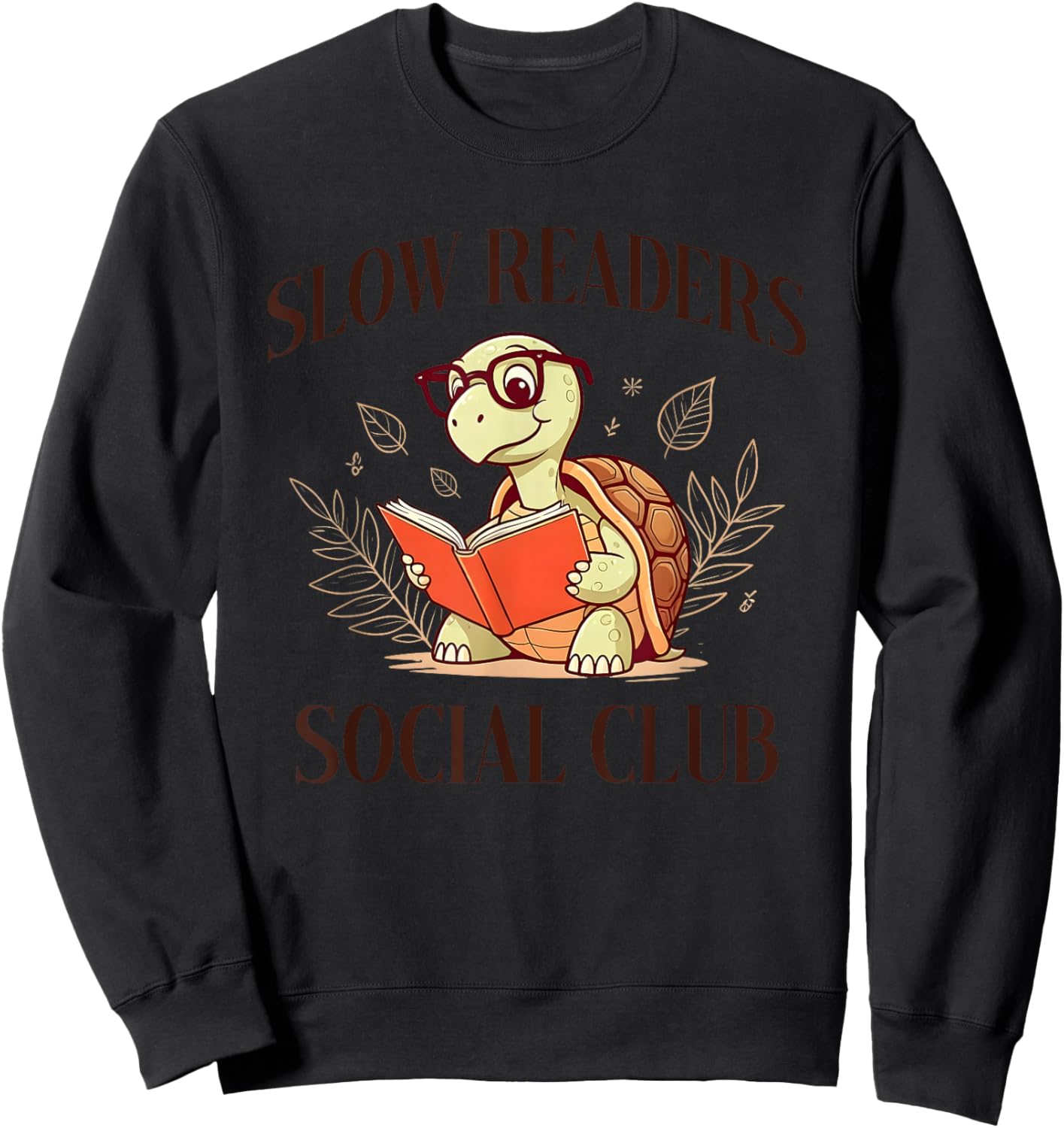 Slow Readers Social Club Sweatshirt - Sweatshirt | Black