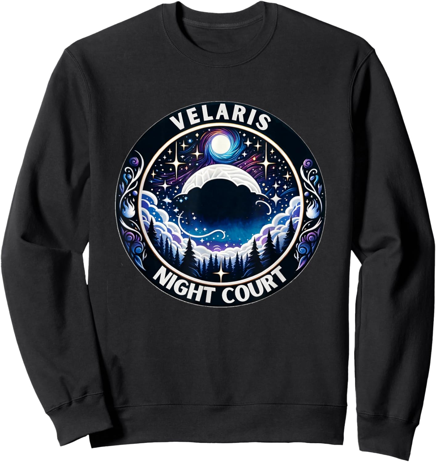 Velaris Fantasy Night Court Sweatshirt - Sweatshirt | Black