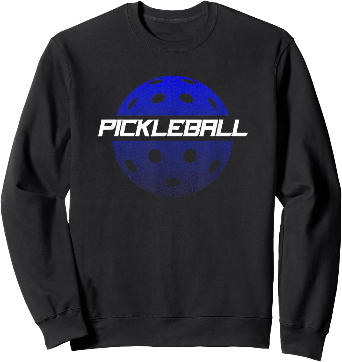 Pickleball - Stylish - Simple - Pickleball Sweatshirt - Sweatshirt | Black