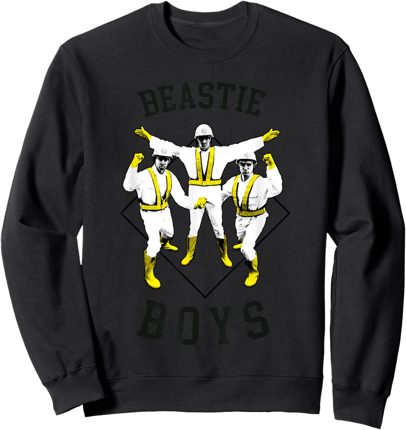 Beastie Boys Official Hello Nasty - -Adults, Music Fans, All Ages - Grey, Small, Short Sleeve, Classic Fit, , Polyester Sweatshirt - Sweatshirt | Black