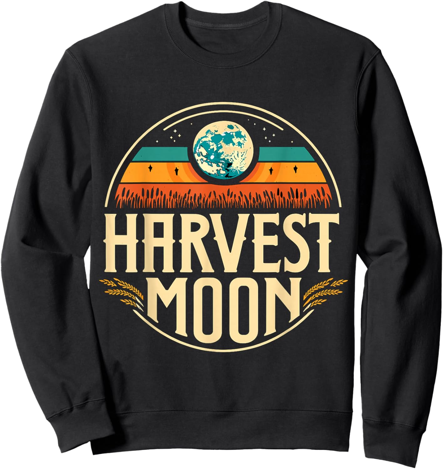 Harvest Moon Autumn Fall Sweatshirt - Sweatshirt | Black