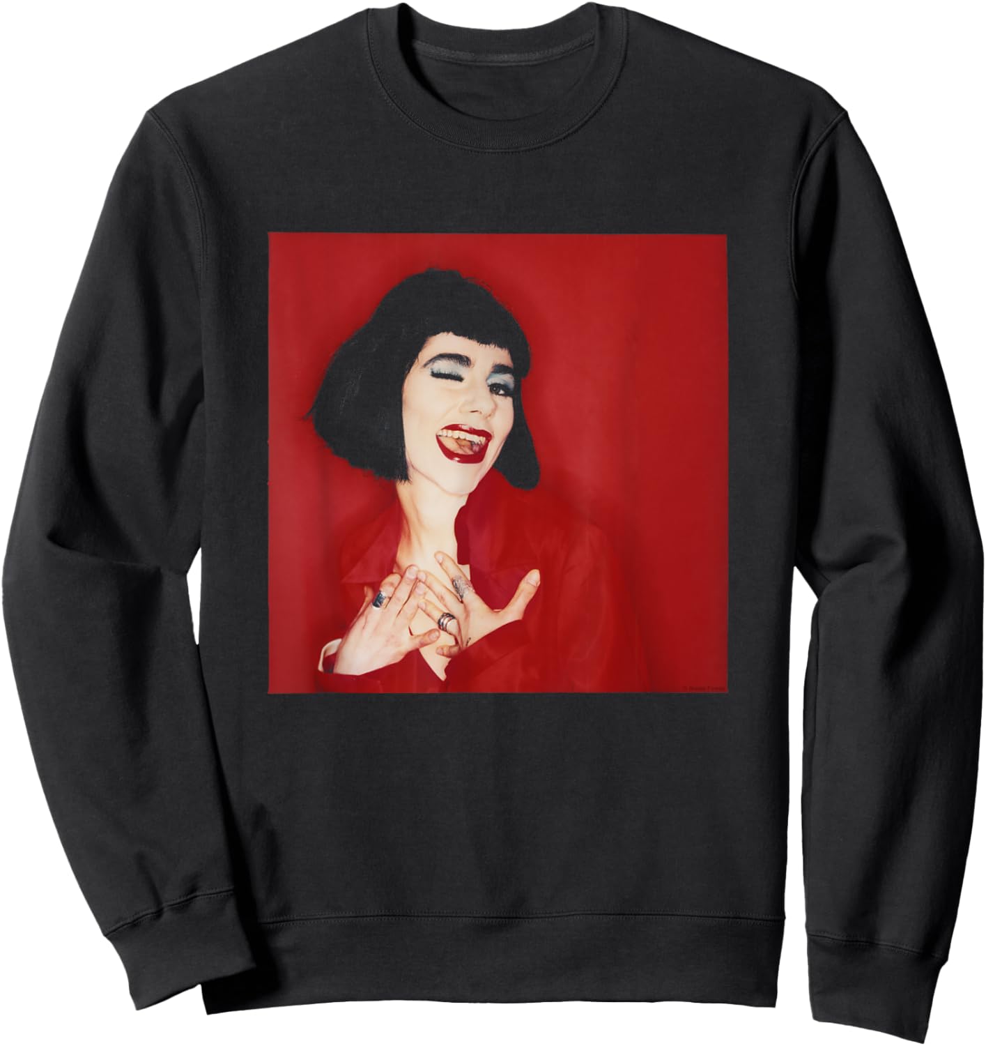 PJ Harvey Red Portrait 1995 By Simon Fowler Sweatshirt - Sweatshirt | Black
