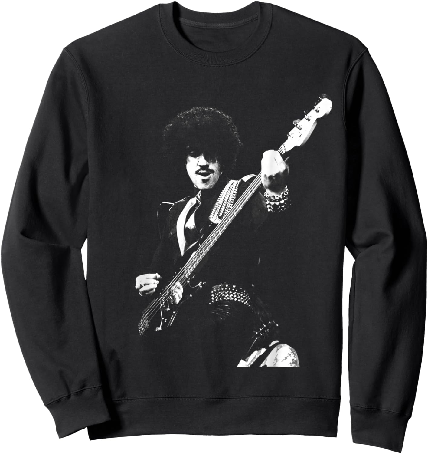Thin Lizzy Bassist Phil Linot Live by Simon Fowler Sweatshirt - Sweatshirt | Black
