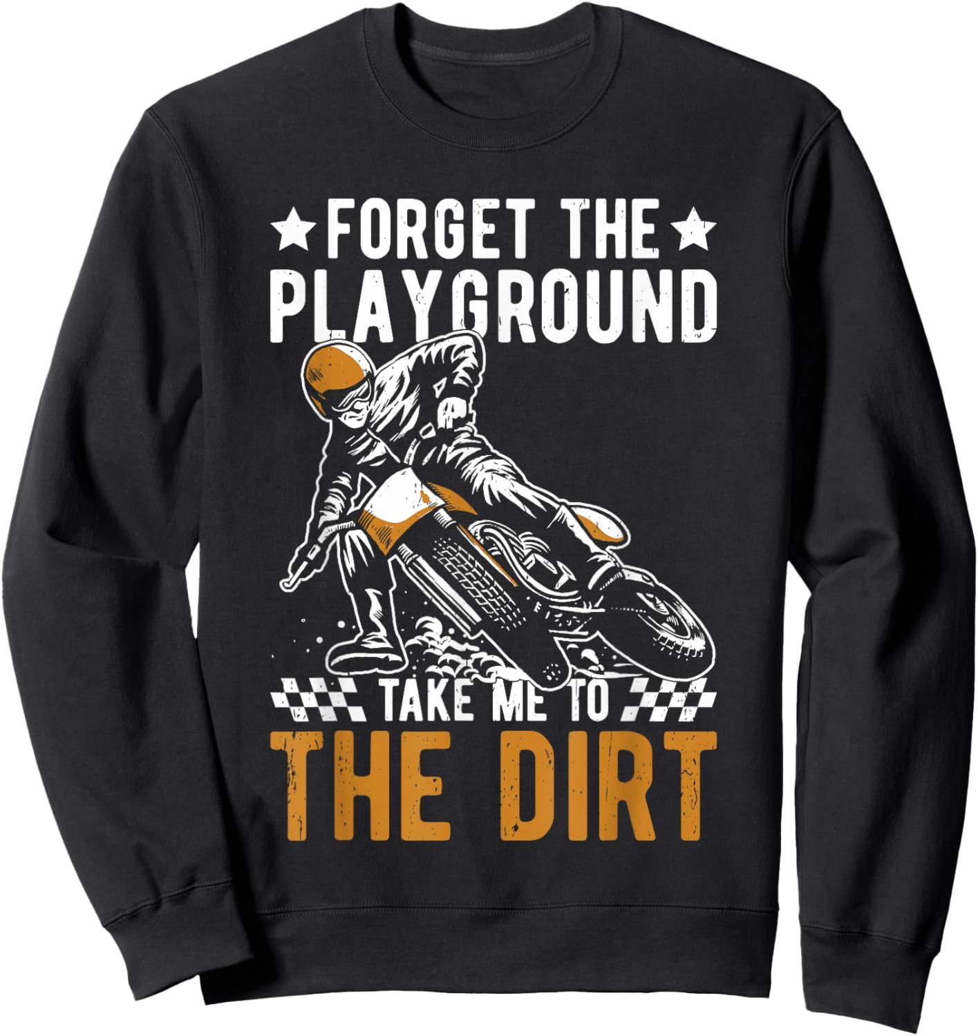 Flat Track Racing kids Sweatshirt - Sweatshirt | Black